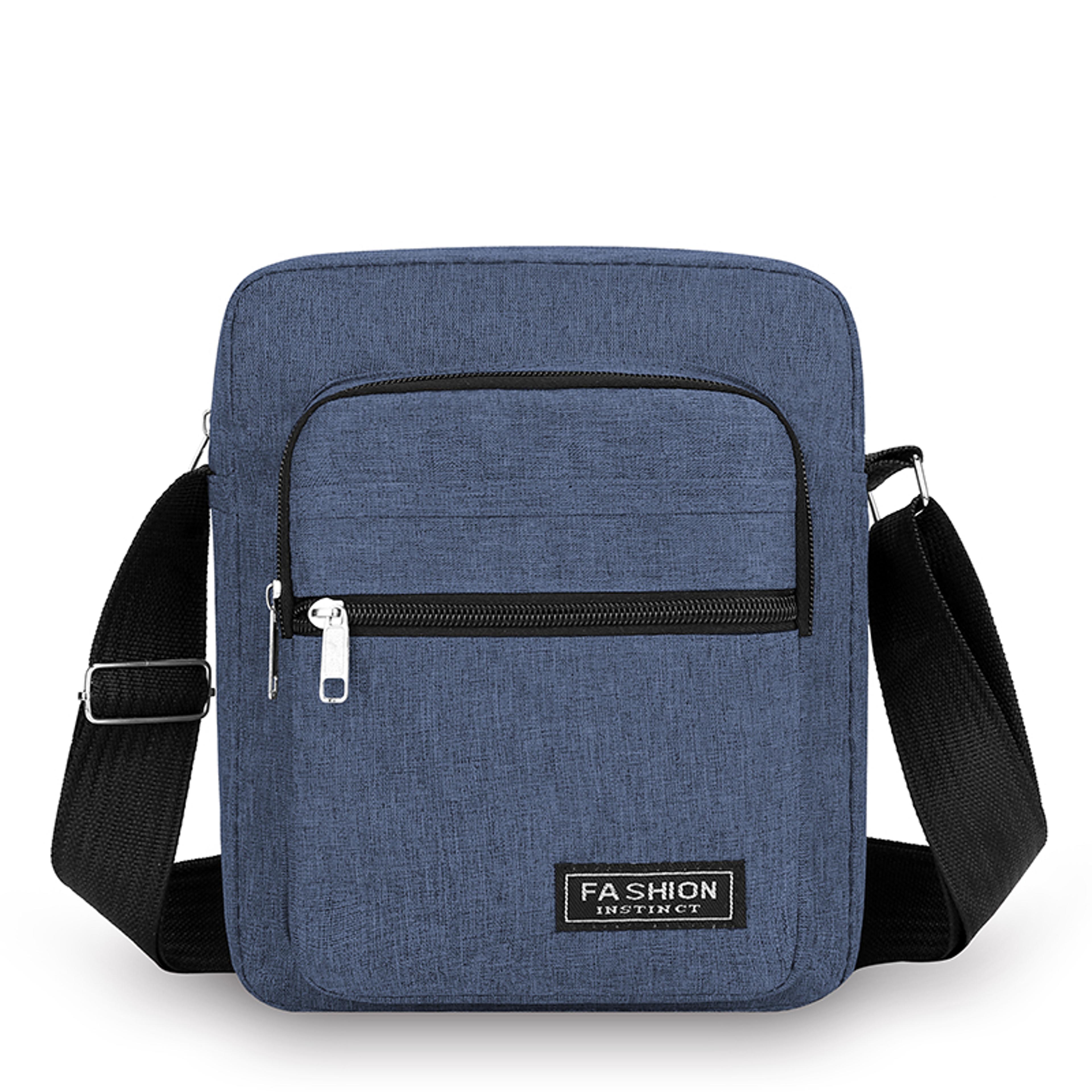 urban voyager men crossbody bag large travel messenger shoulder satchel
