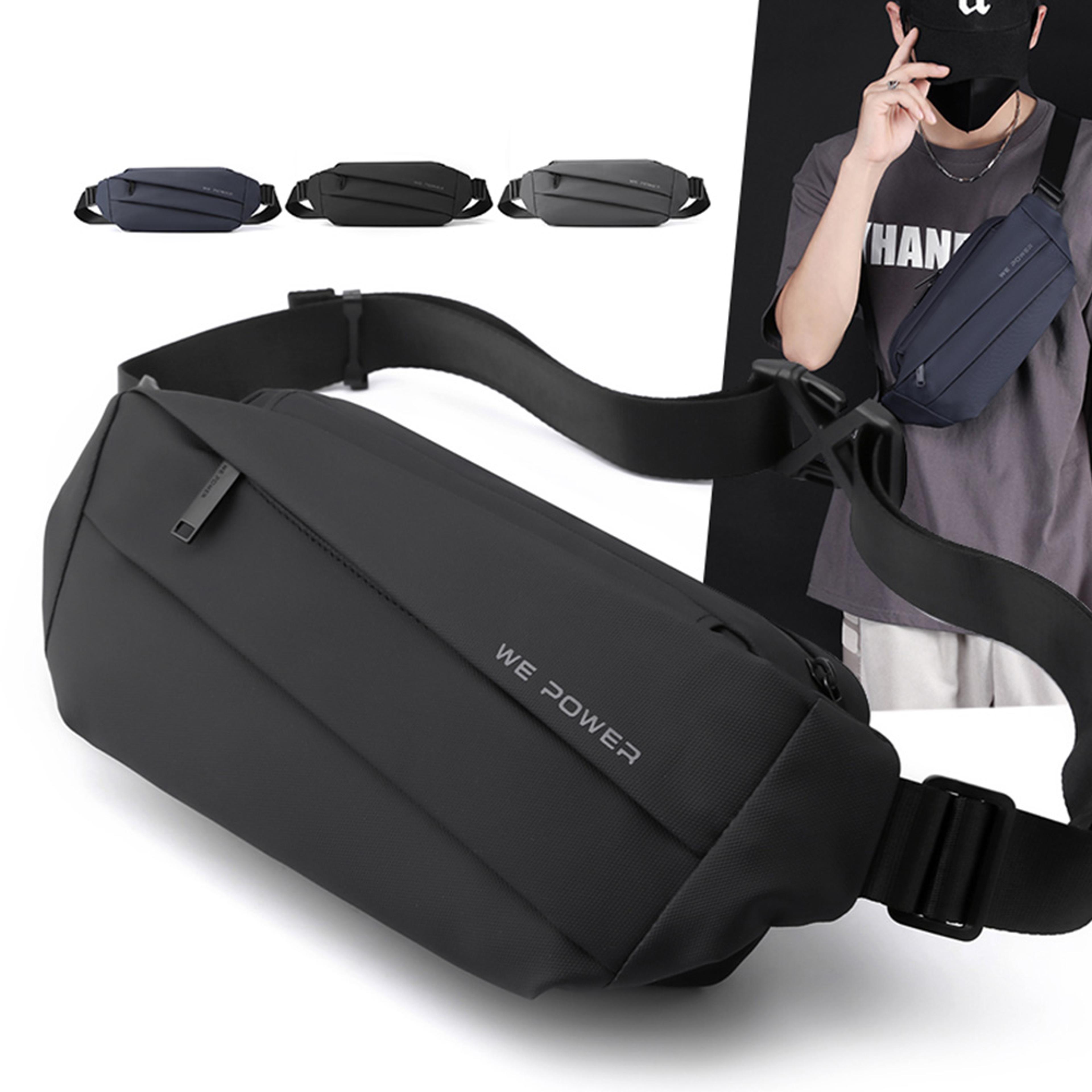 waterproof waist bag for men multi purpose crossbody sling travel belt bag