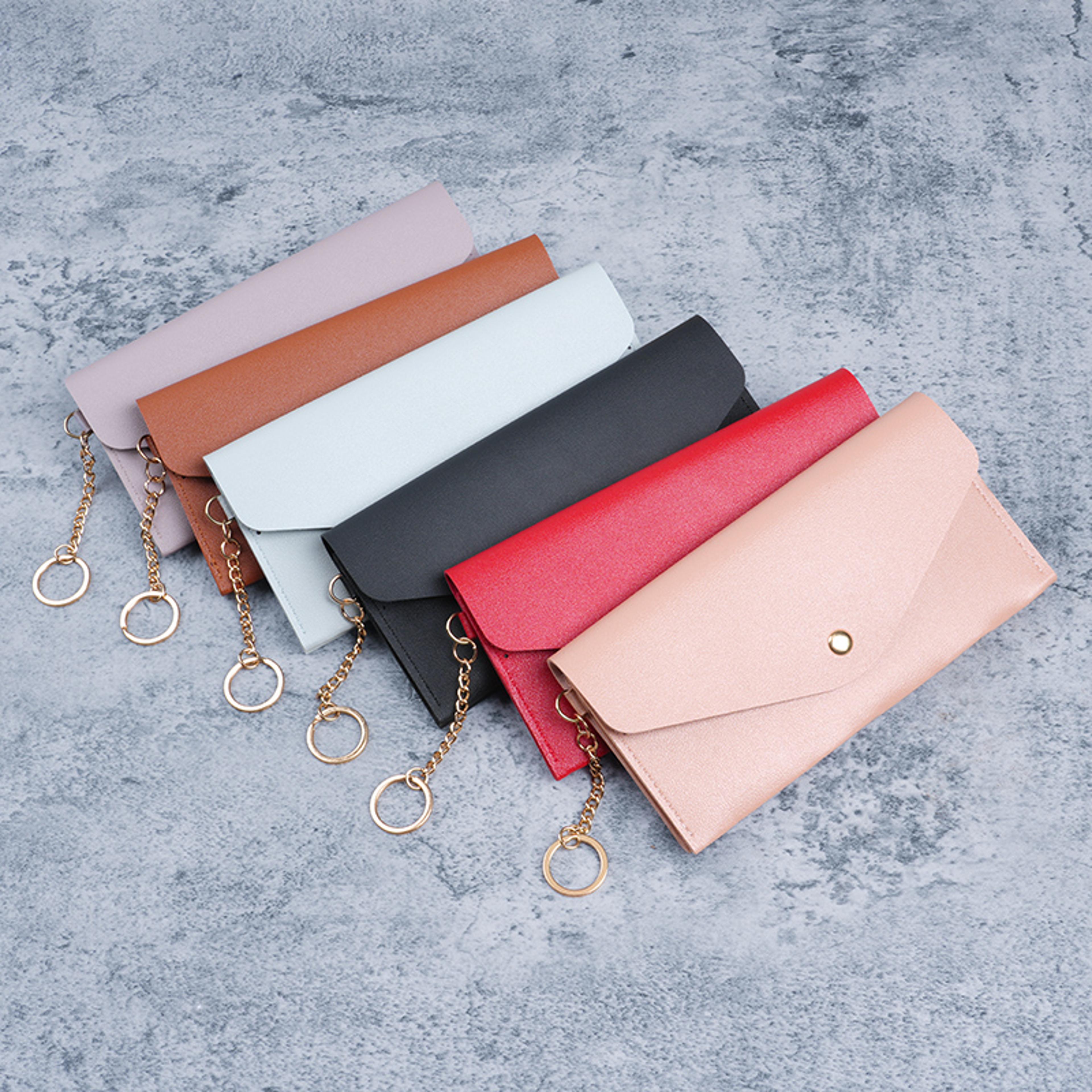 elegant womens long wallet phone clutch with multiple card slots