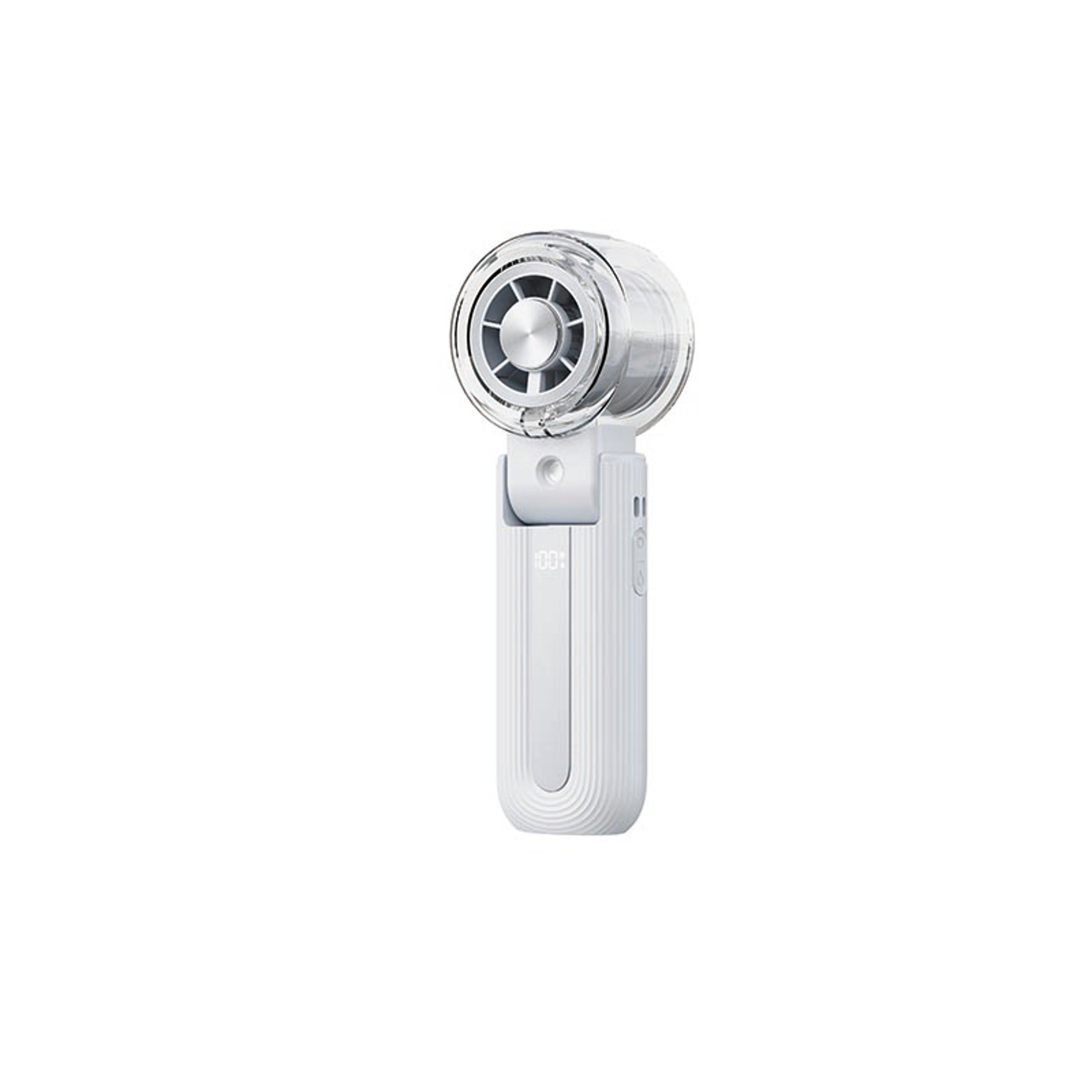 portable handheld misting fan with 3600mah battery usb rechargeable cooling fan
