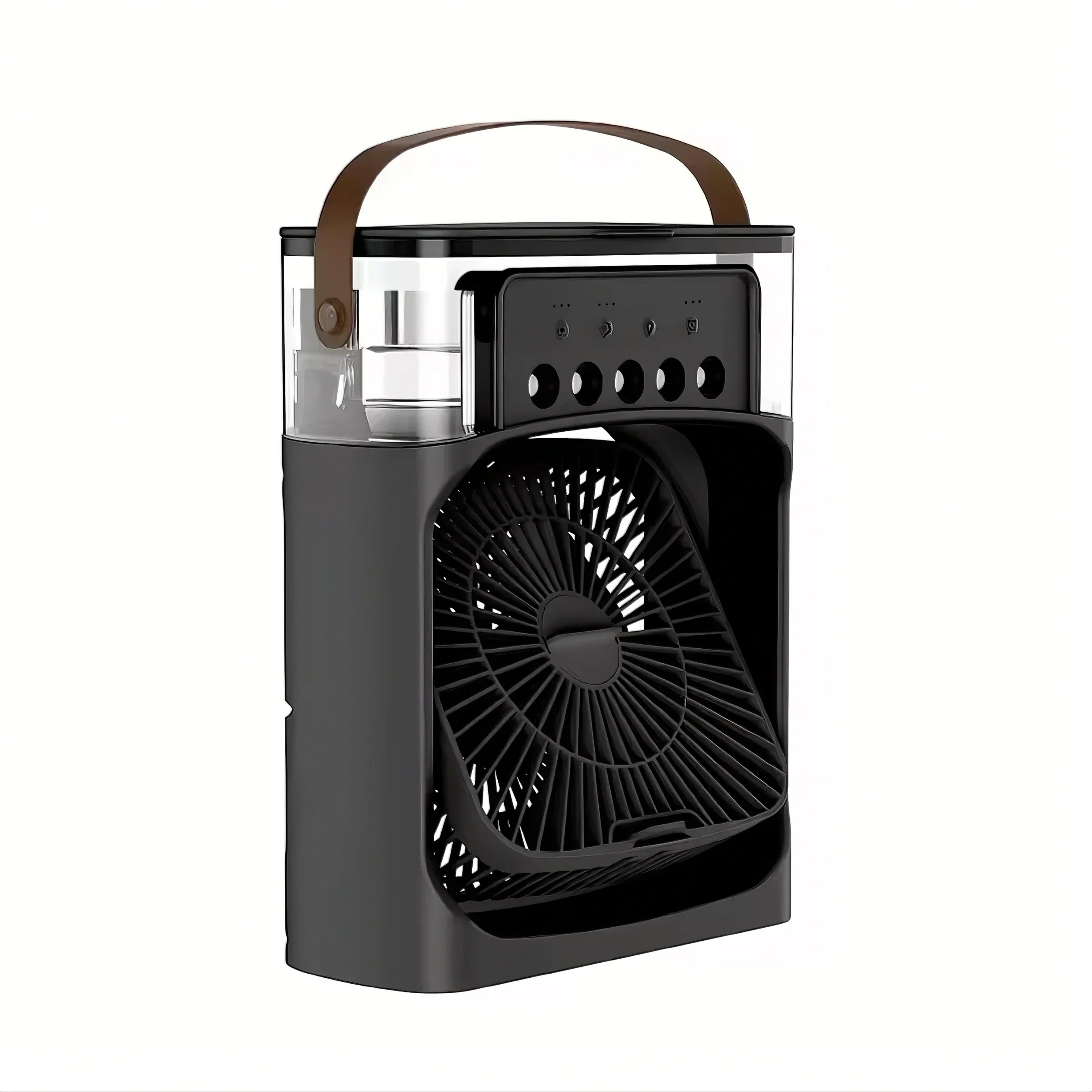 3 in 1 portable air cooler fan with humidifier mist and led night light