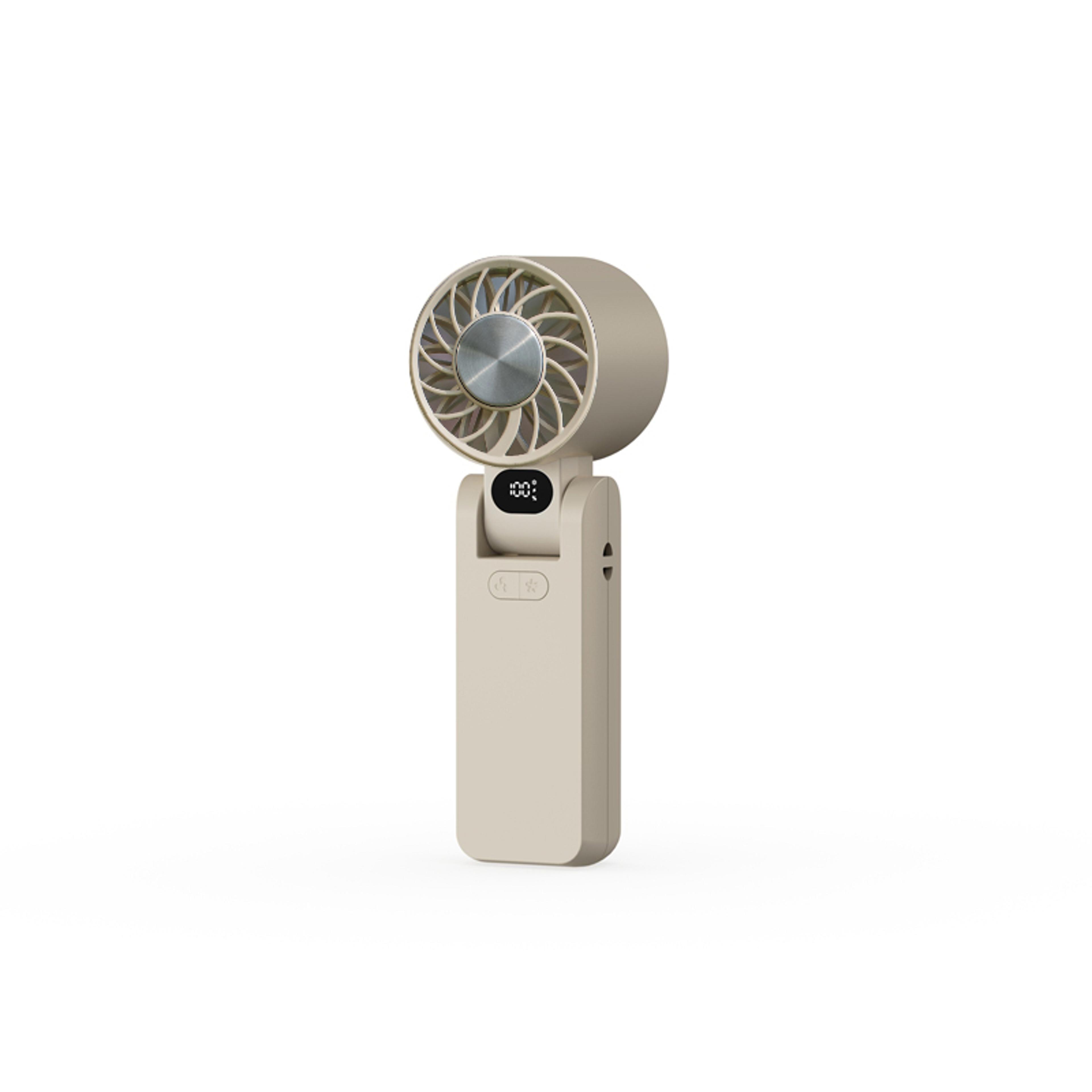 portable high speed handheld cooling fan with 100 speeds rechargeable mini foldable turbo fan
