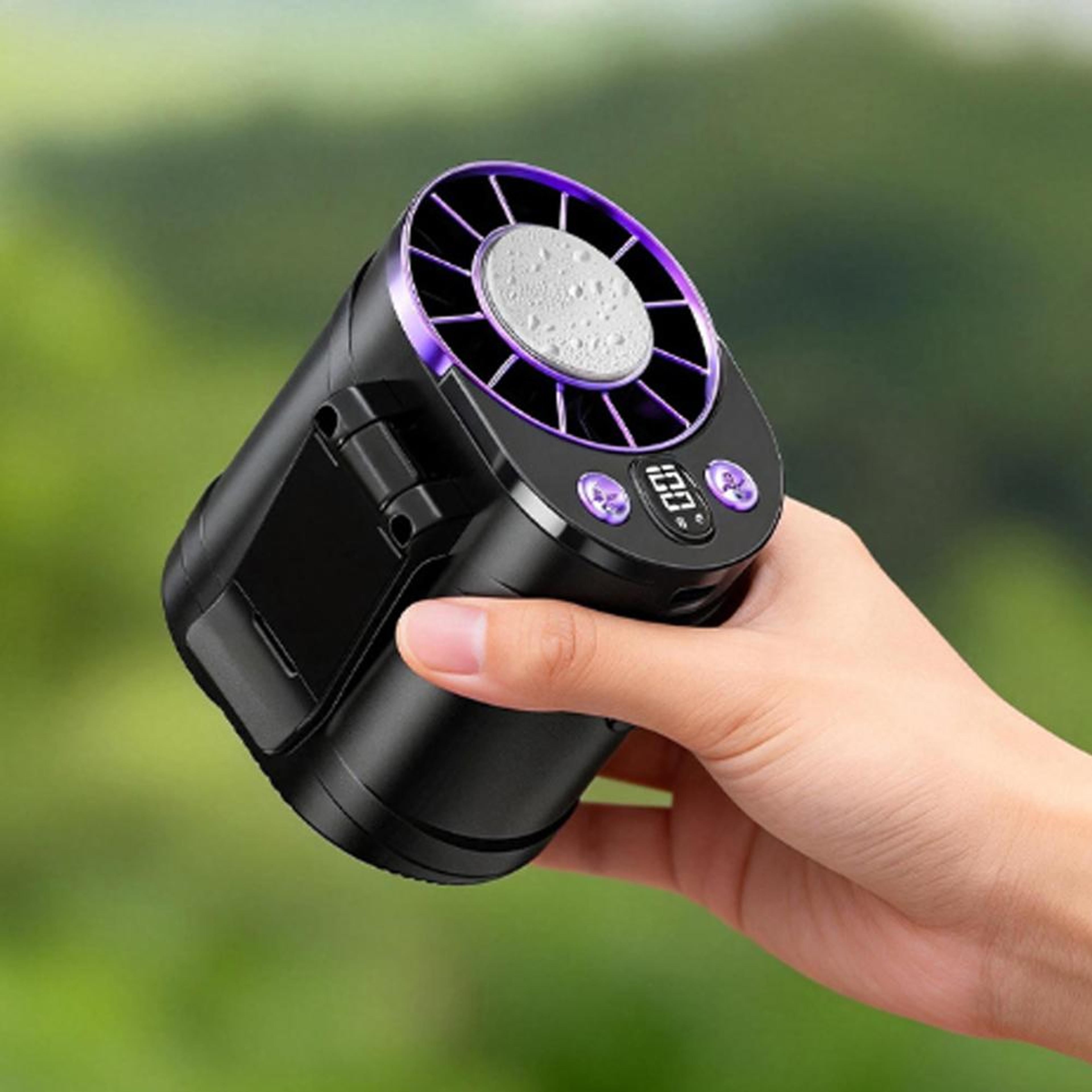 portable waist cooling fan personal air conditioner with led display and 100 speed settings