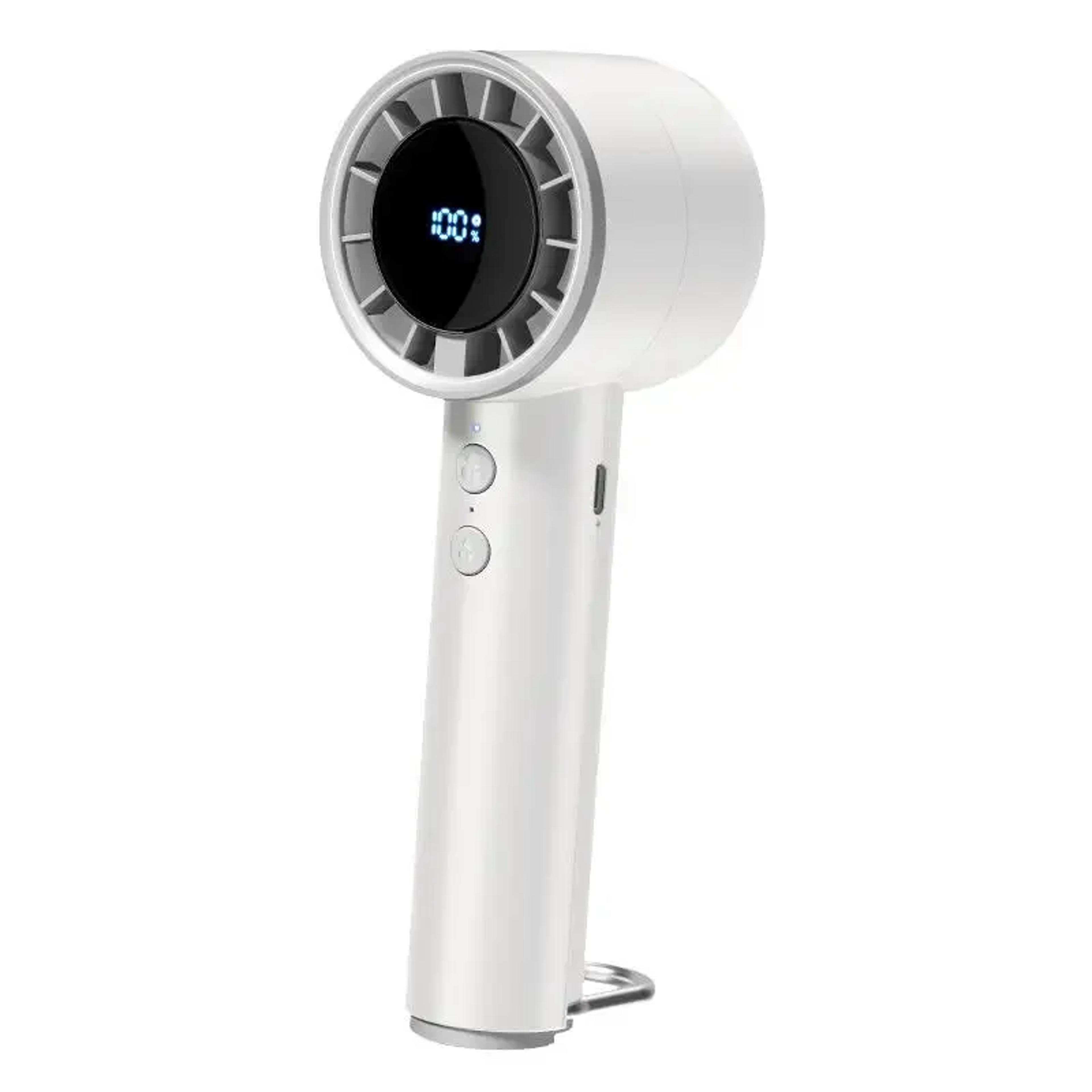 portable ice pack cooling fan with led display usb rechargeable handheld mini air conditioner