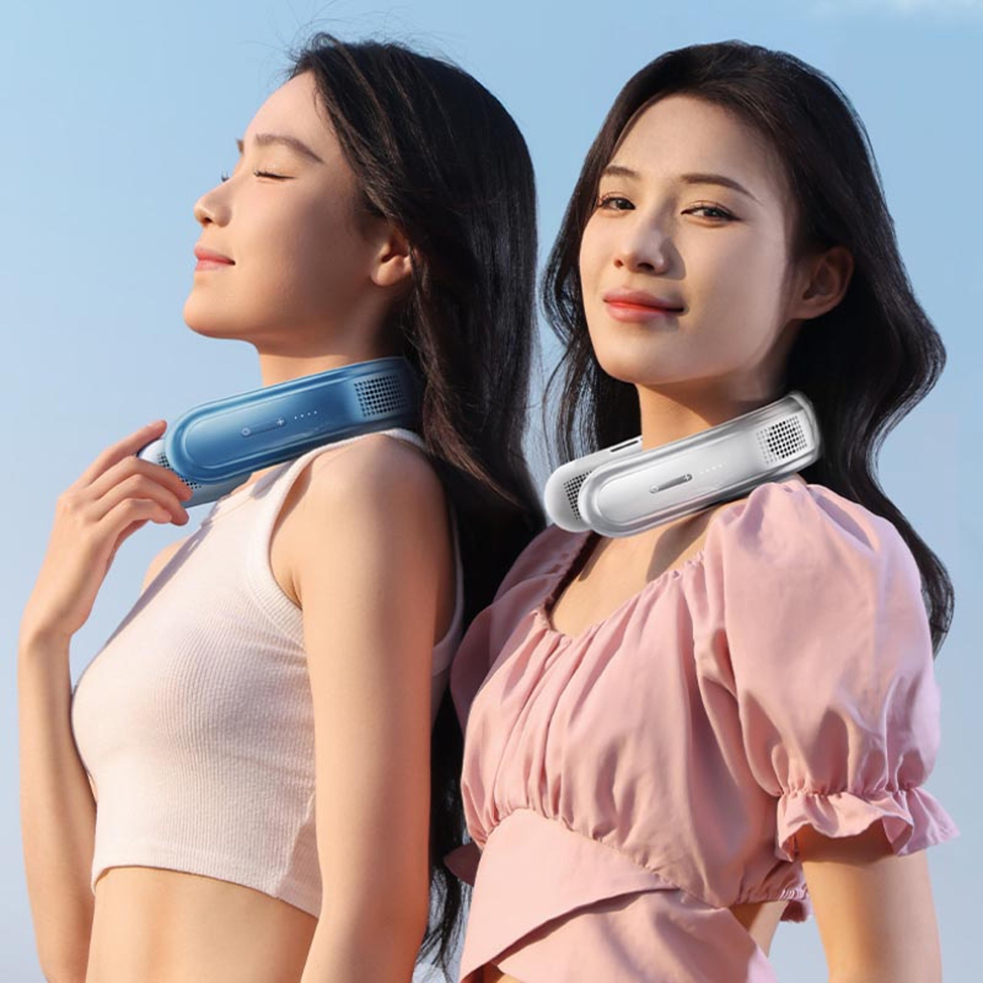 portable neck fan 10000mah rechargeable personal cooling fan