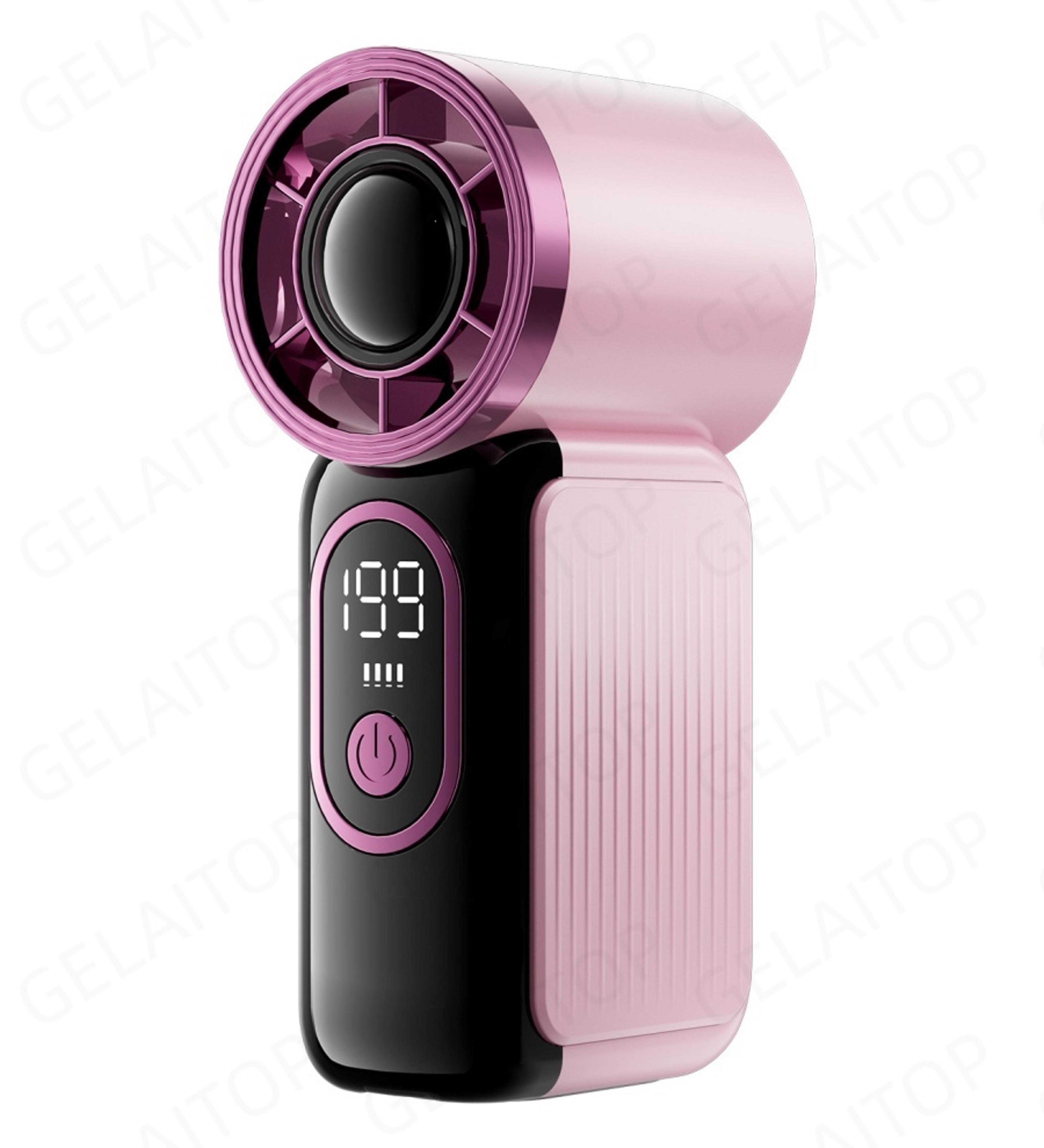 speed mini handheld fan portable turbo cooling fan usb rechargeable pocket fan