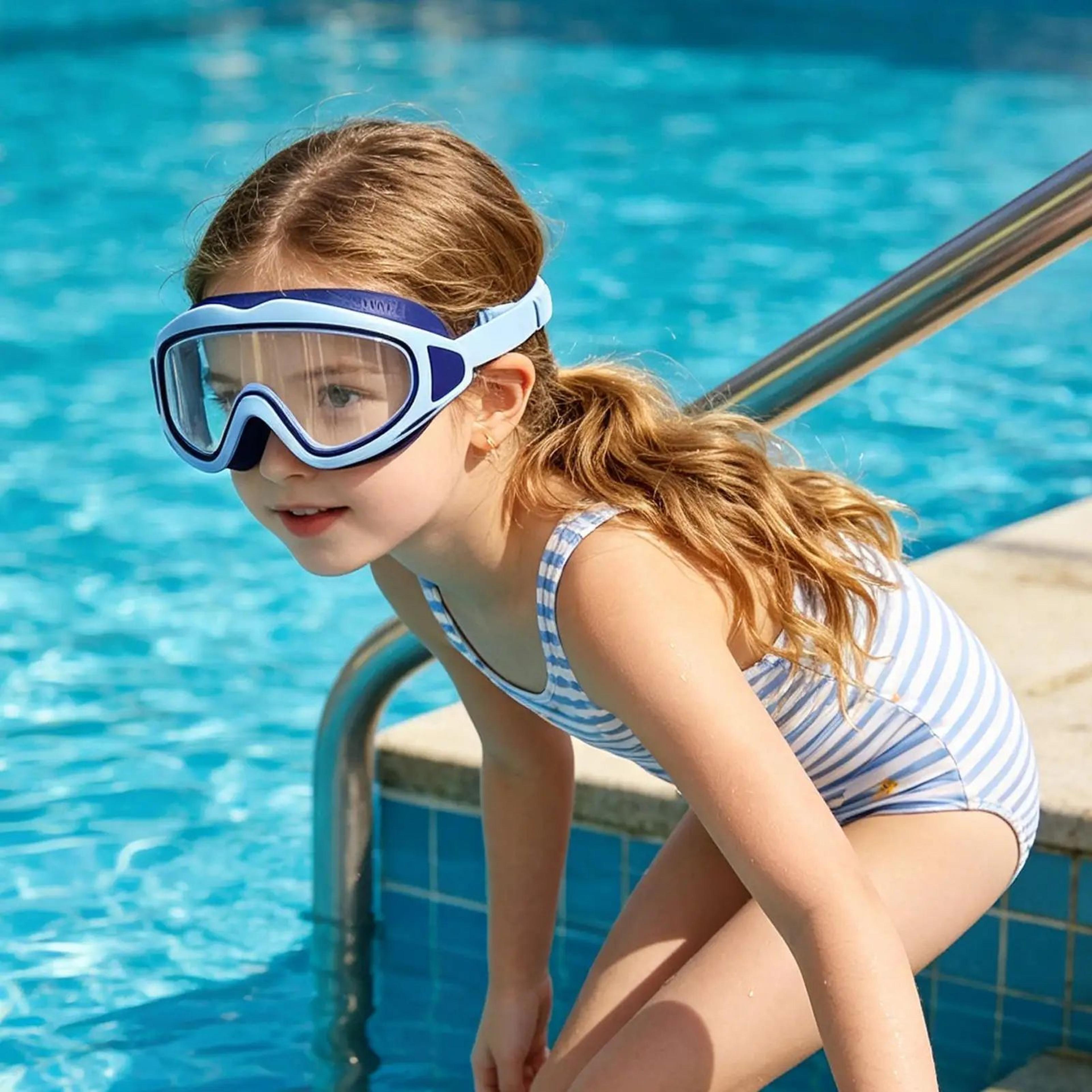 kids swimming goggles anti fog waterproof eye protection glasses