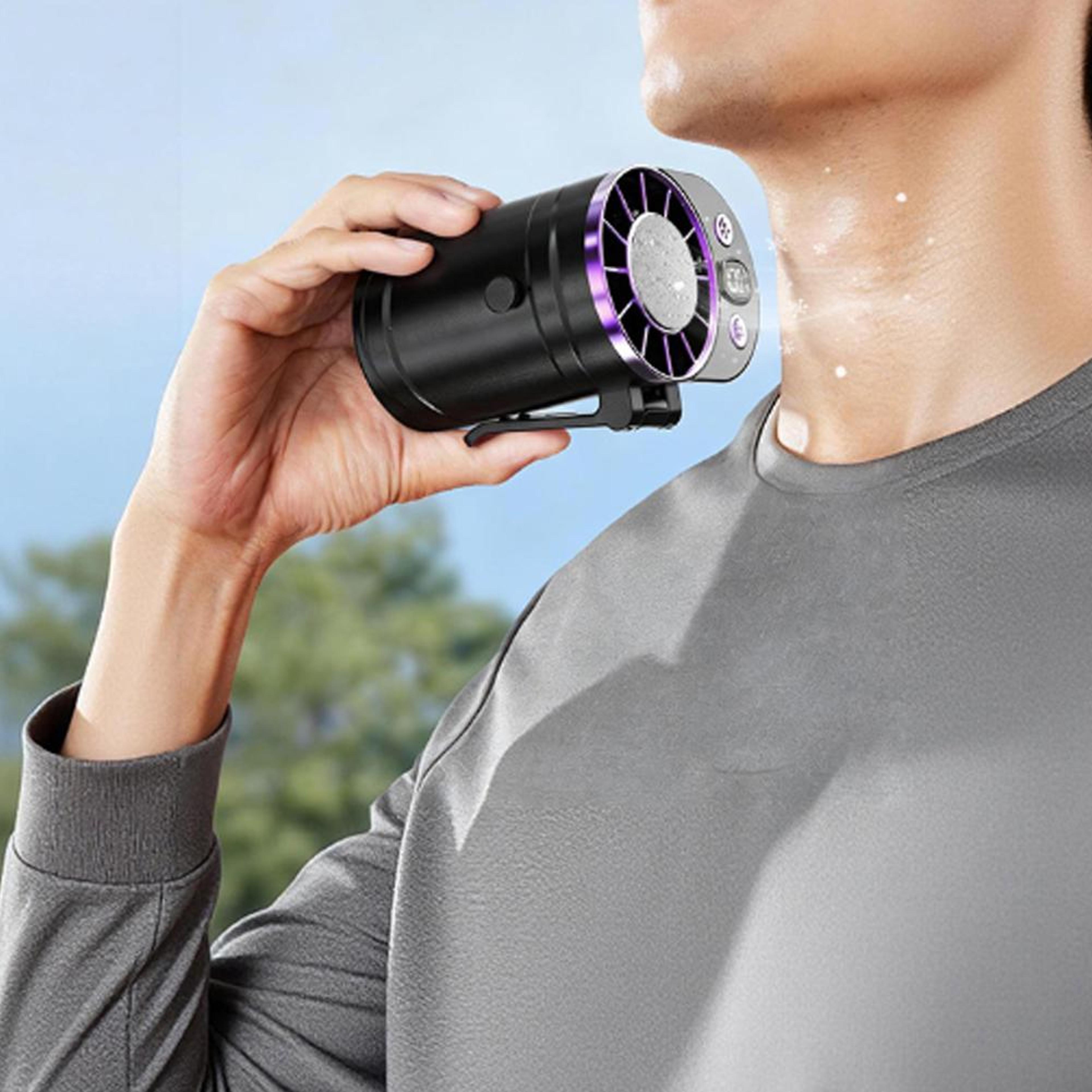 semiconductor cooling waist fan portable air conditioner mini cooling fan