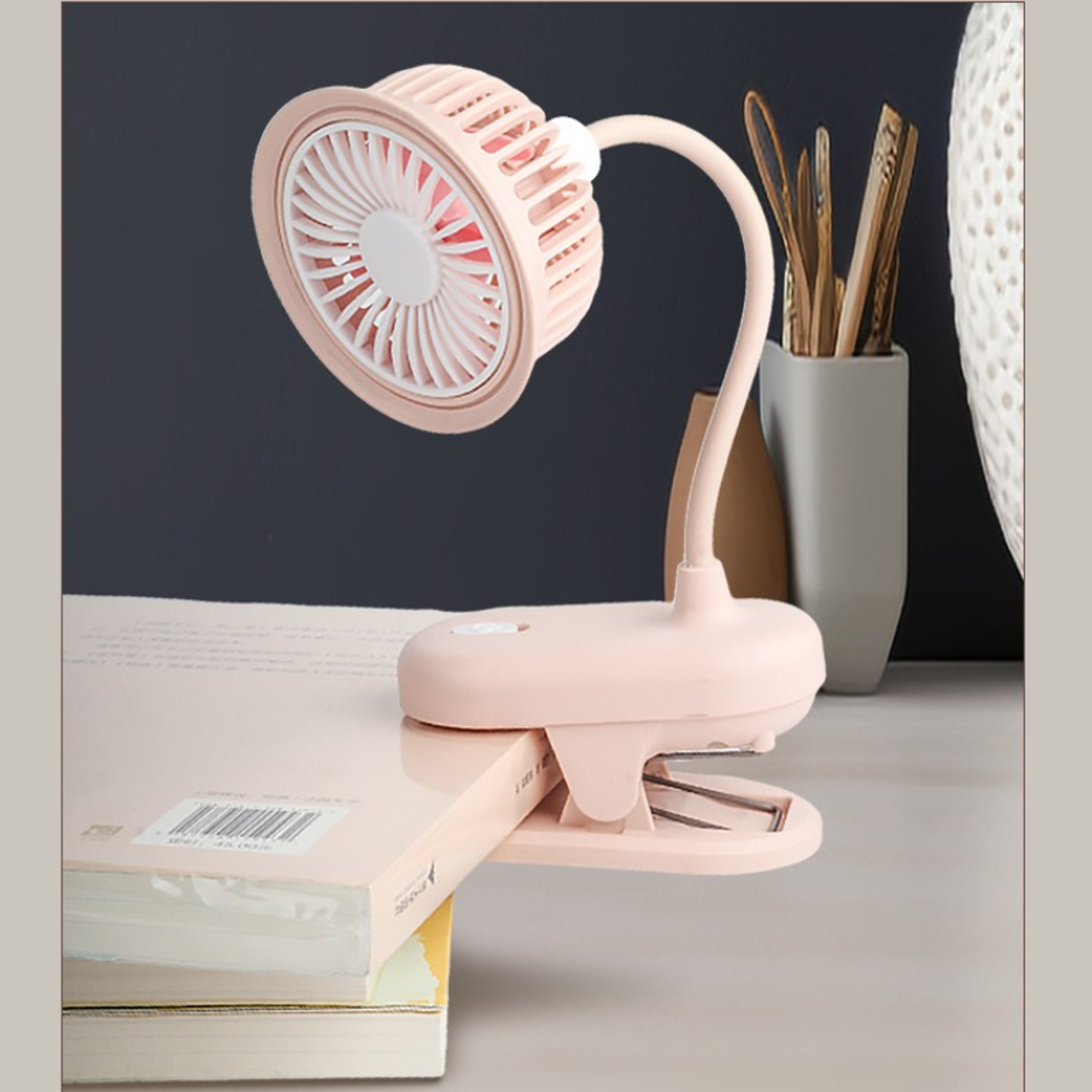 portable clip fan usb rechargeable desktop cooling fan for home office travel