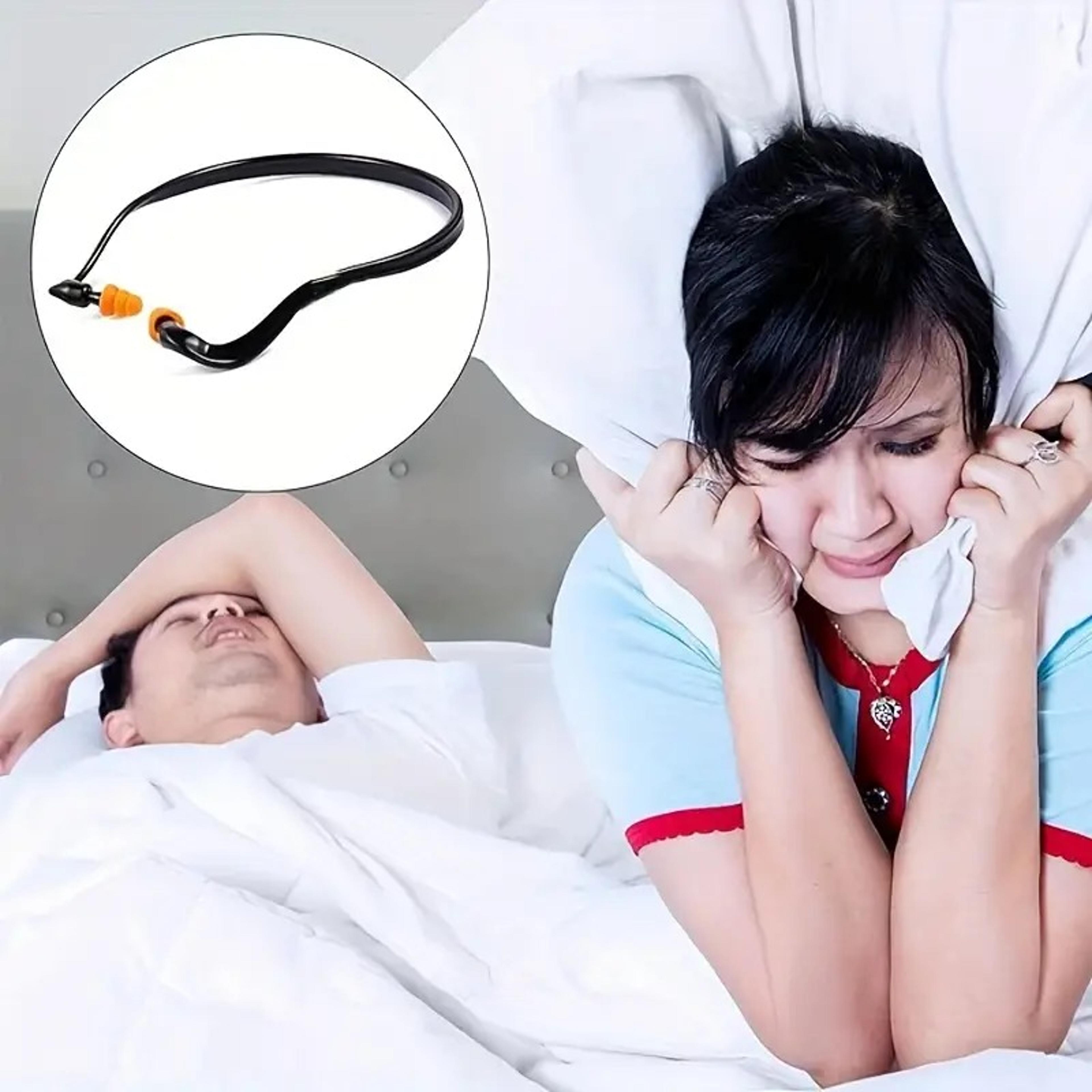 acoustic headband earplugs anti snoring noise reducing sleep headphones for swimming and work