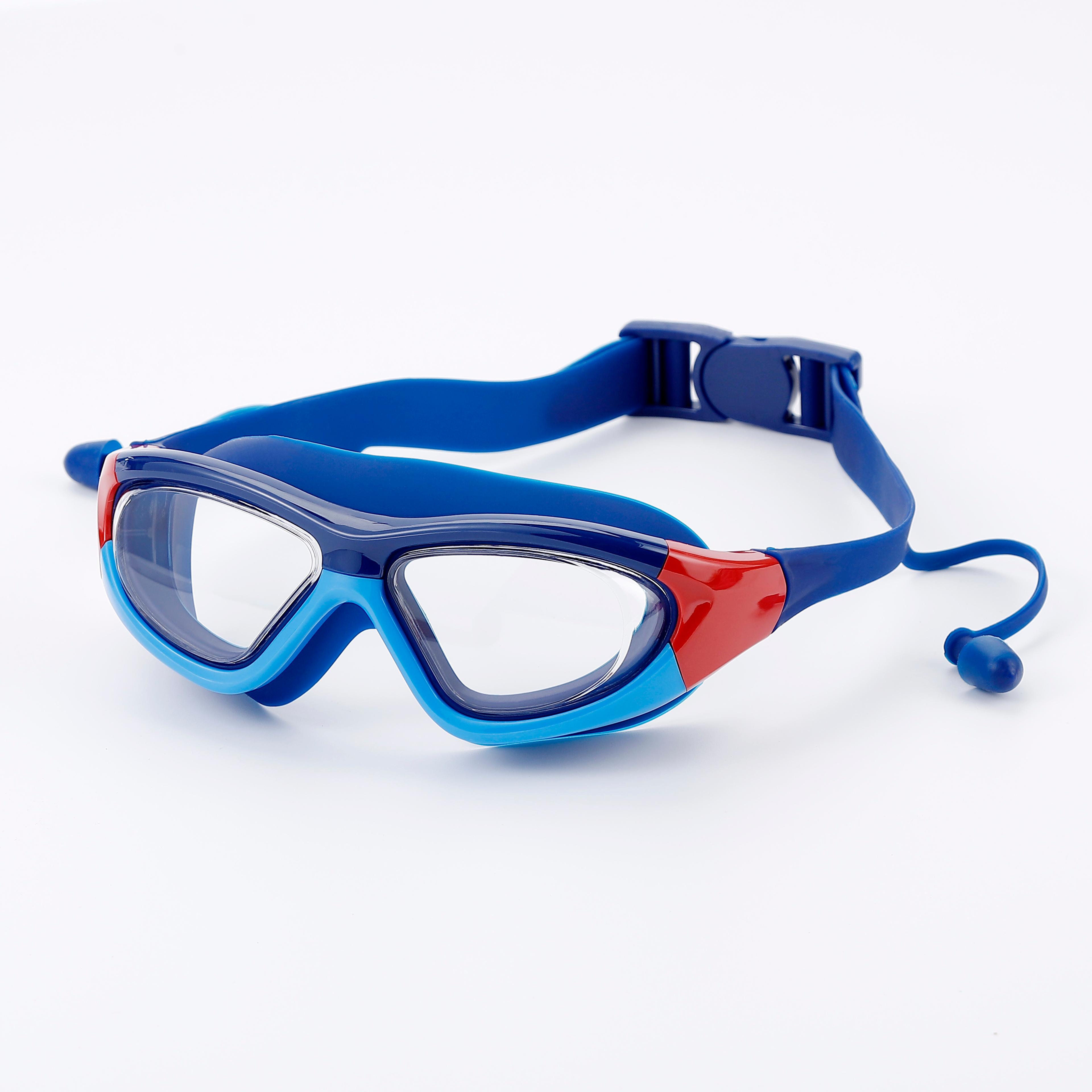 kids anti fog swimming goggles waterproof large frame diving goggles for boys and girls