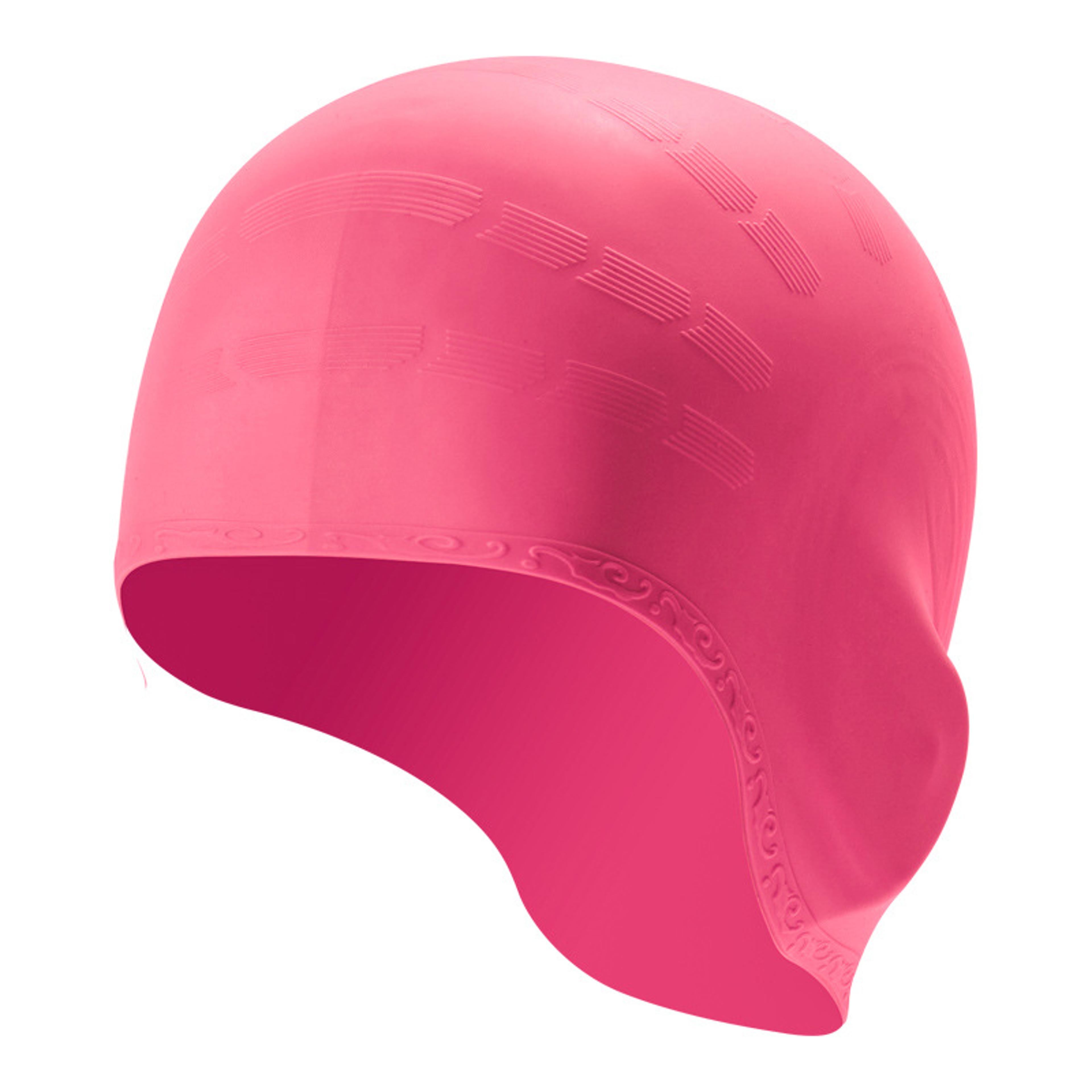 silicone swimming cap for adults waterproof pool hat with ear protection for men women