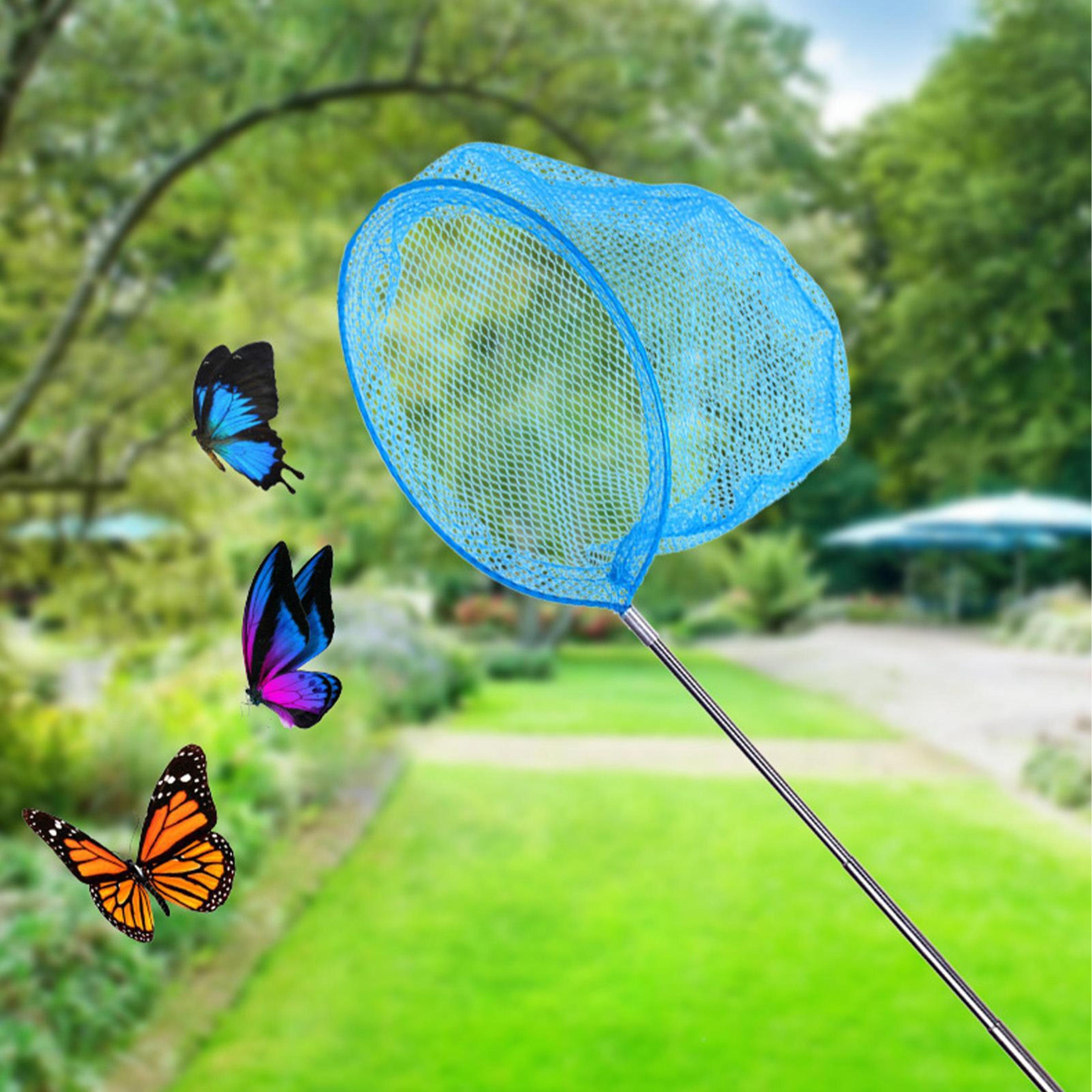 telescopic pool skimmer net with stainless steel pole for pool, pond & leaf cleaning