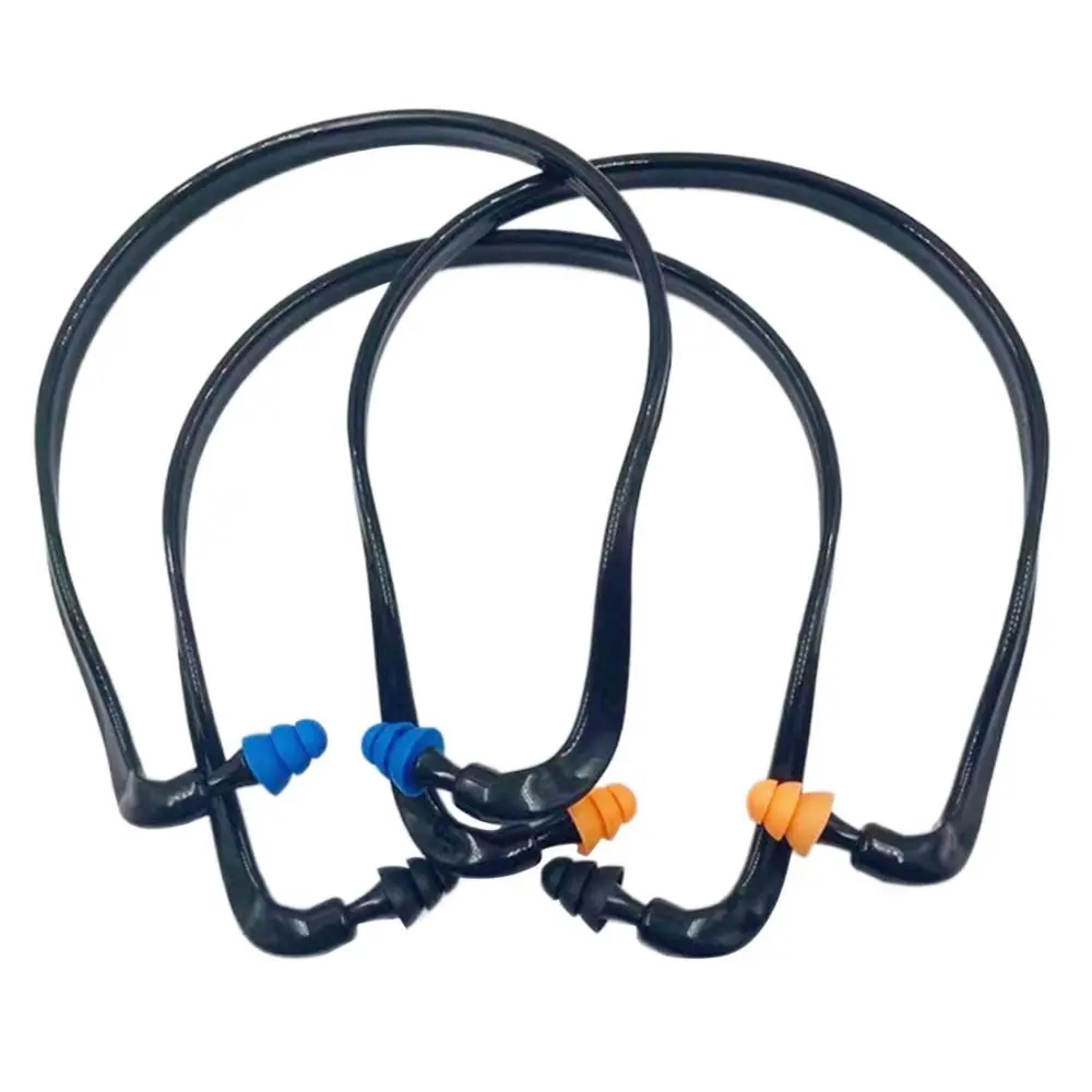 soft silicone swimming ear plugs with headband noise reduction ear plugs for sleep & water protection