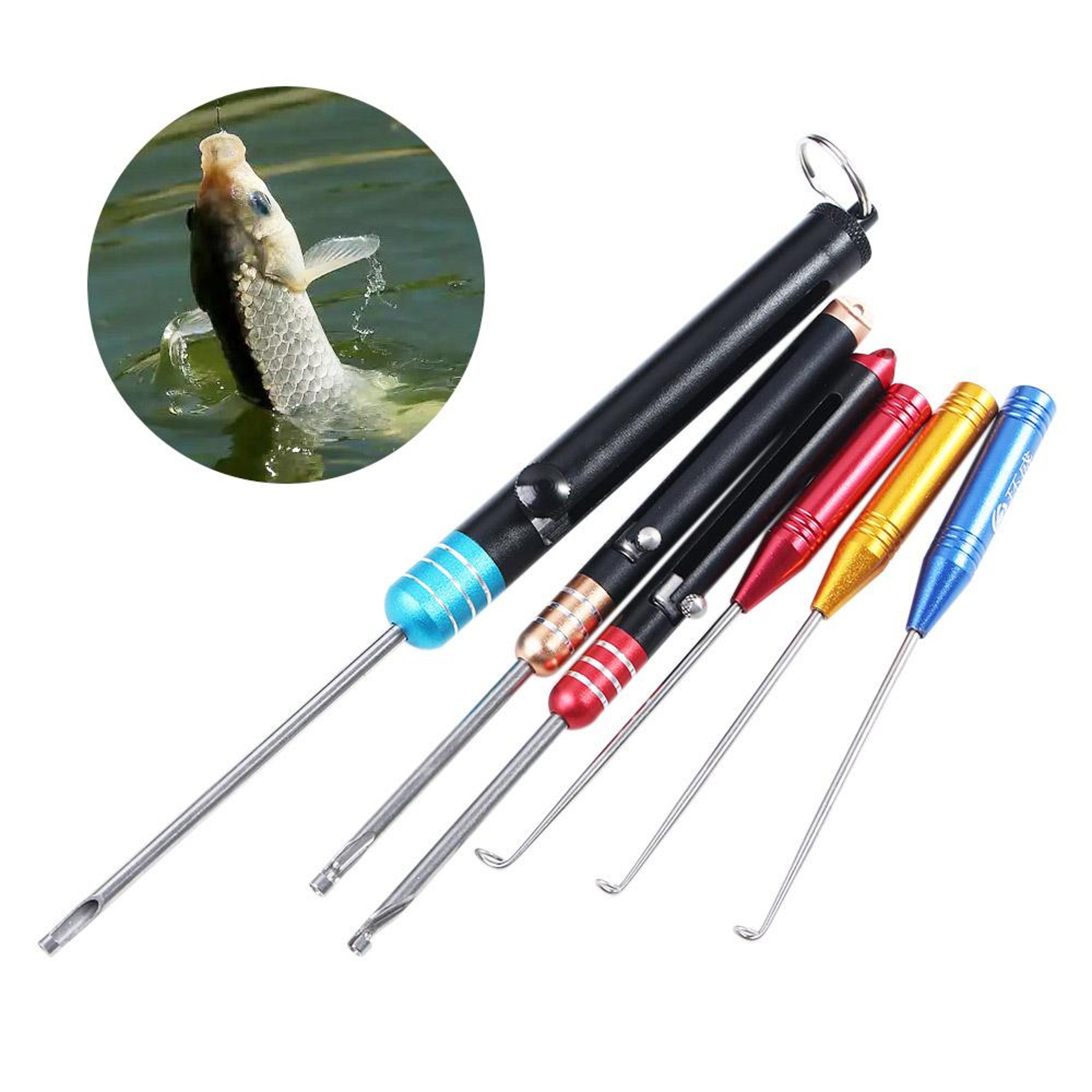 stainless steel fish hook remover hook extractor tool for safe & easy fishing