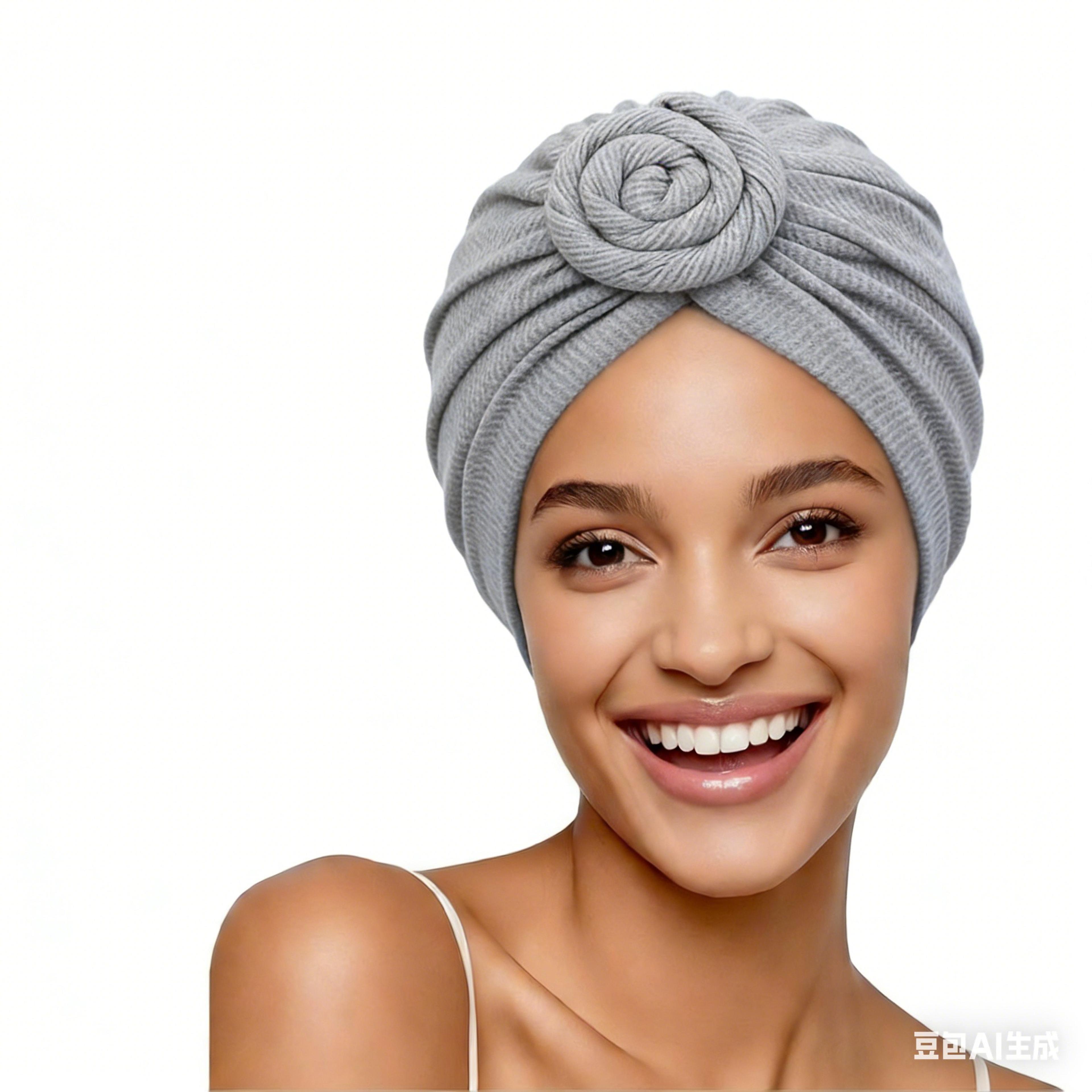 soft turban hijab elastic chemo cap for women breathable muslim head wrap