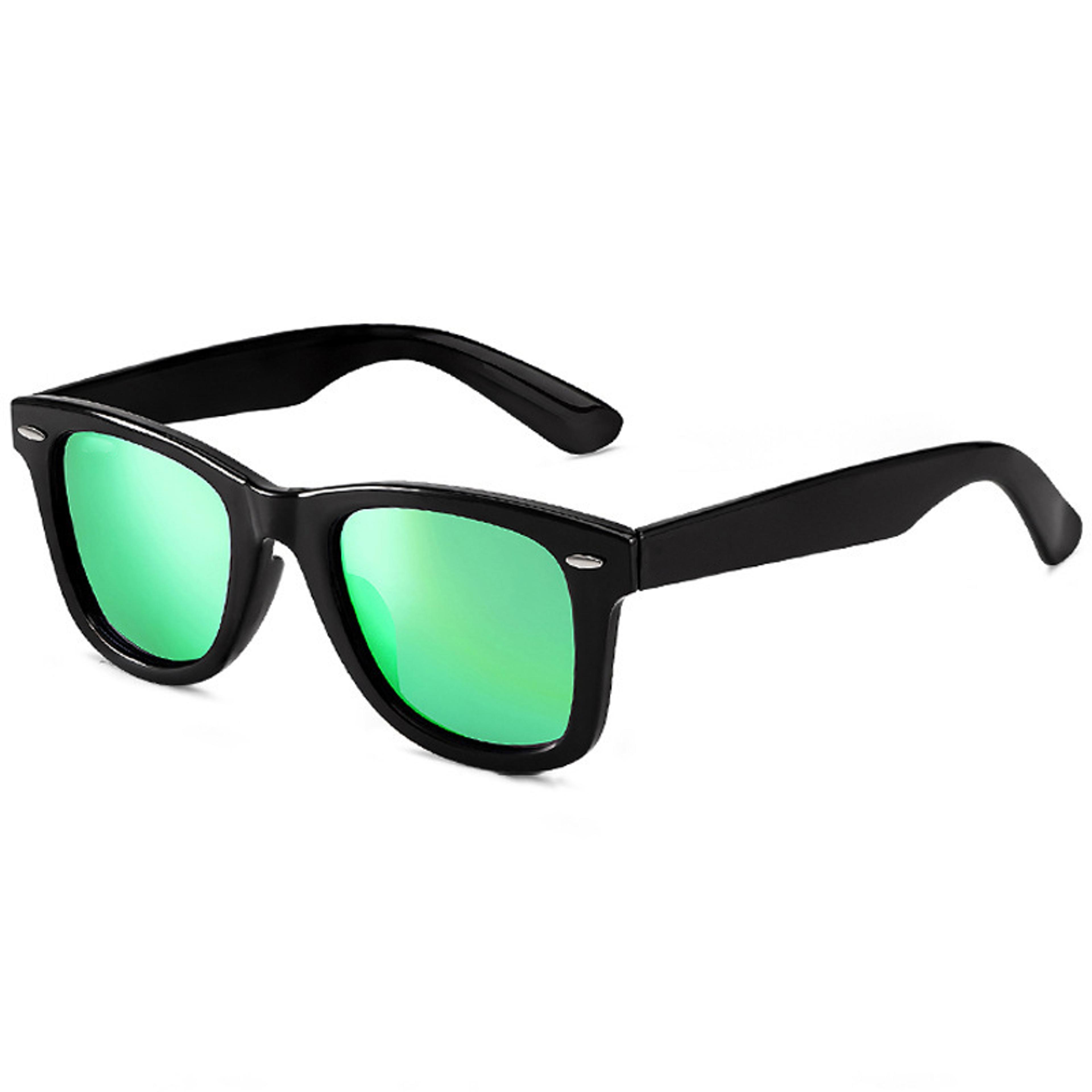 classic wayfarer sunglasses with uv400 protection for driving and everyday style
