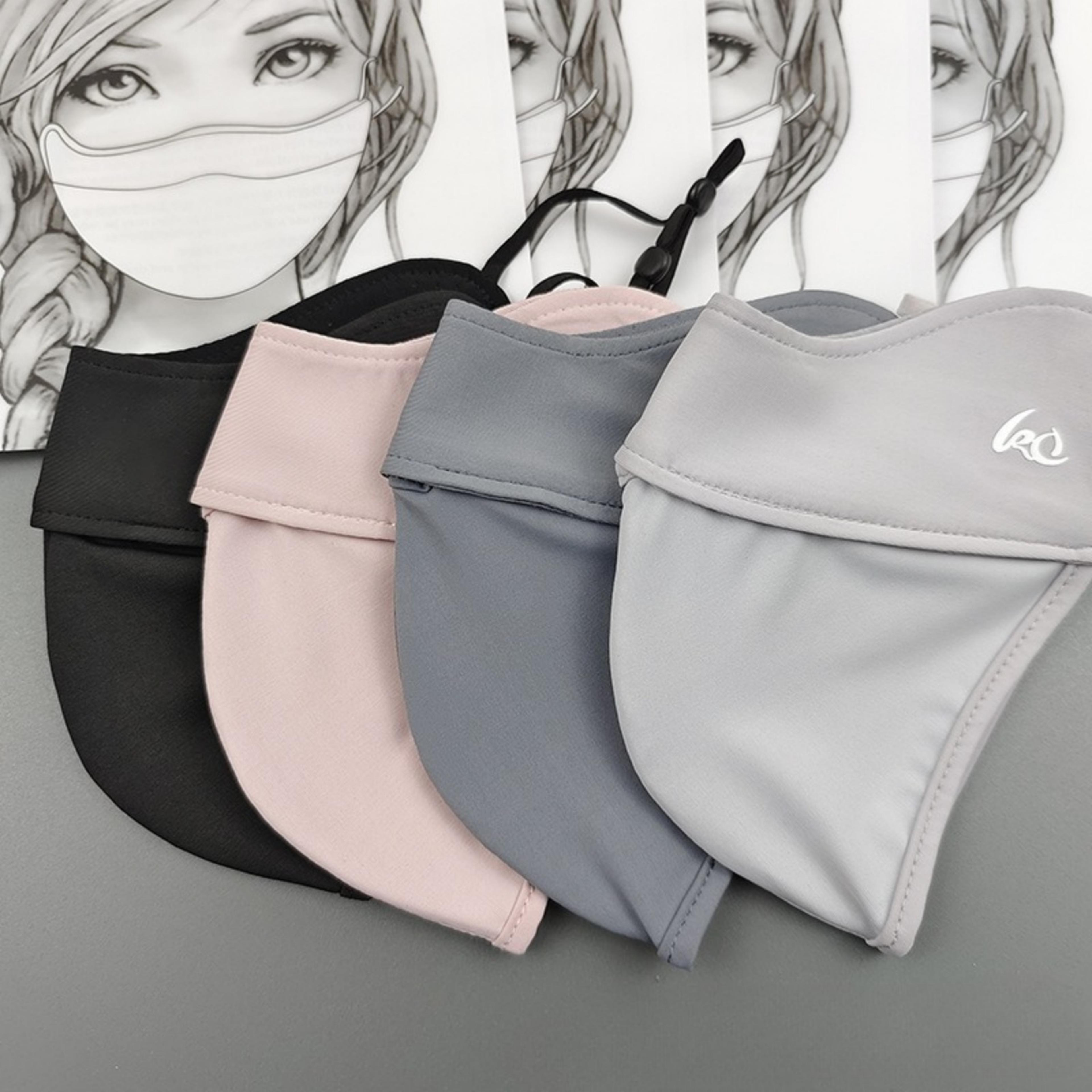 ice silk face sun mask with uv protection cooling face scarf for golf, cycling & summer outdoor wear