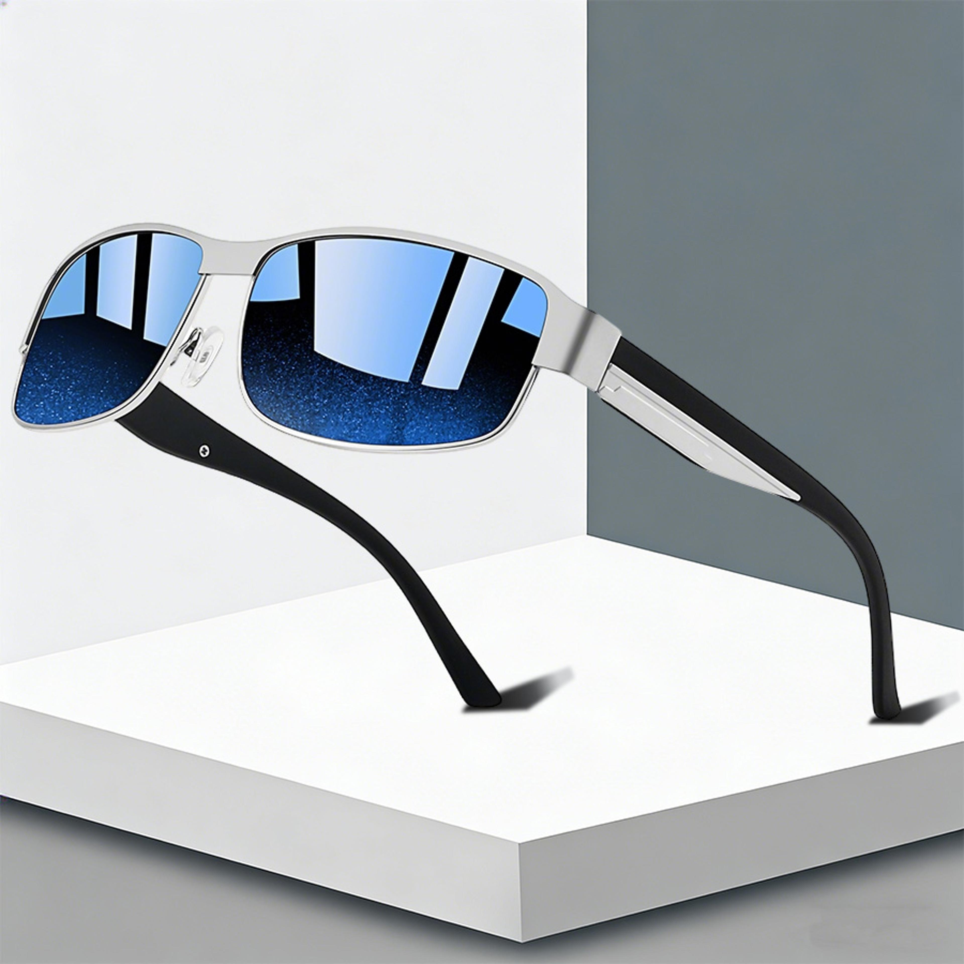vintage rectangle sunglasses for men & women stylish driving fashion eyewear