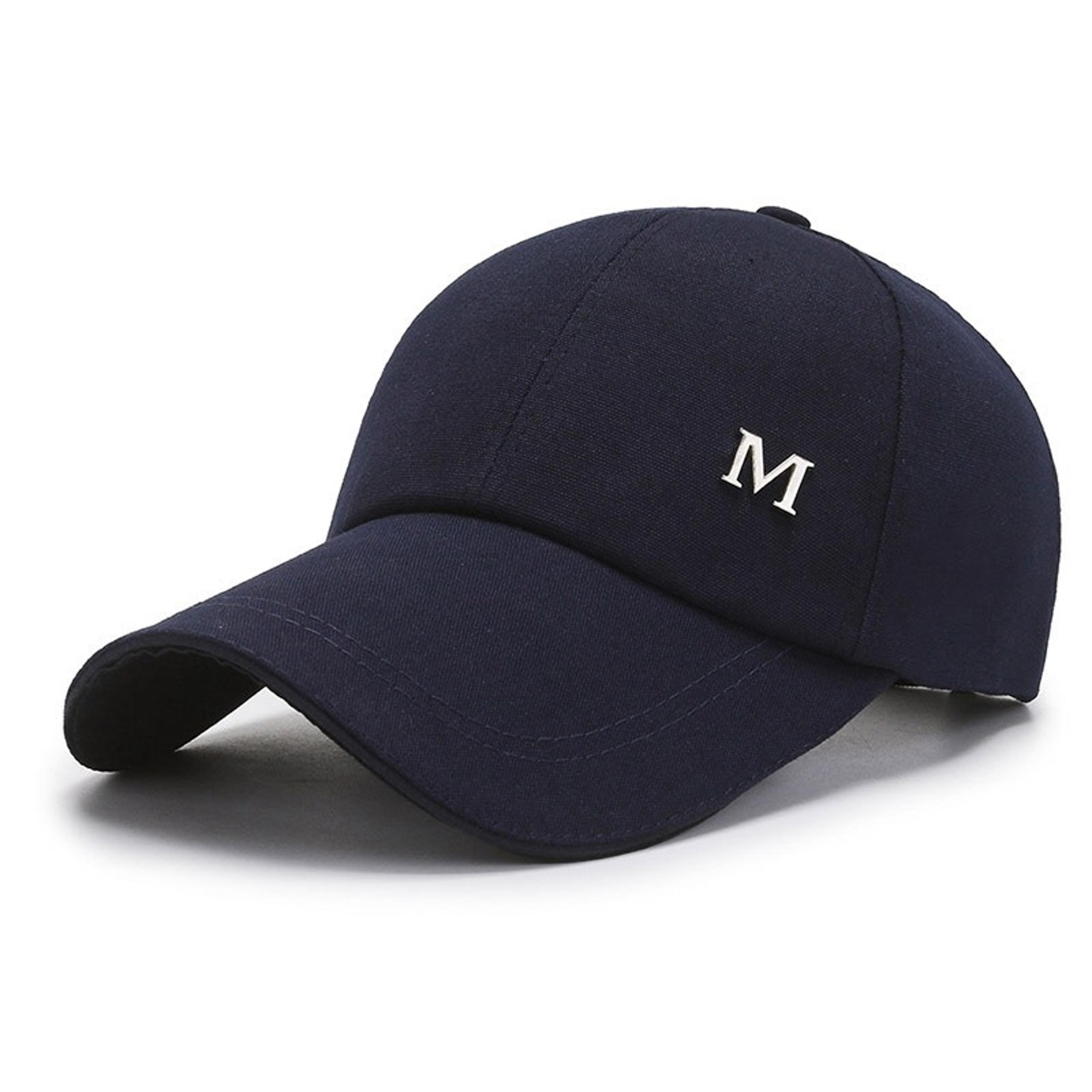 long brim baseball cap cotton sun hat adjustable snapback cap for men & womens