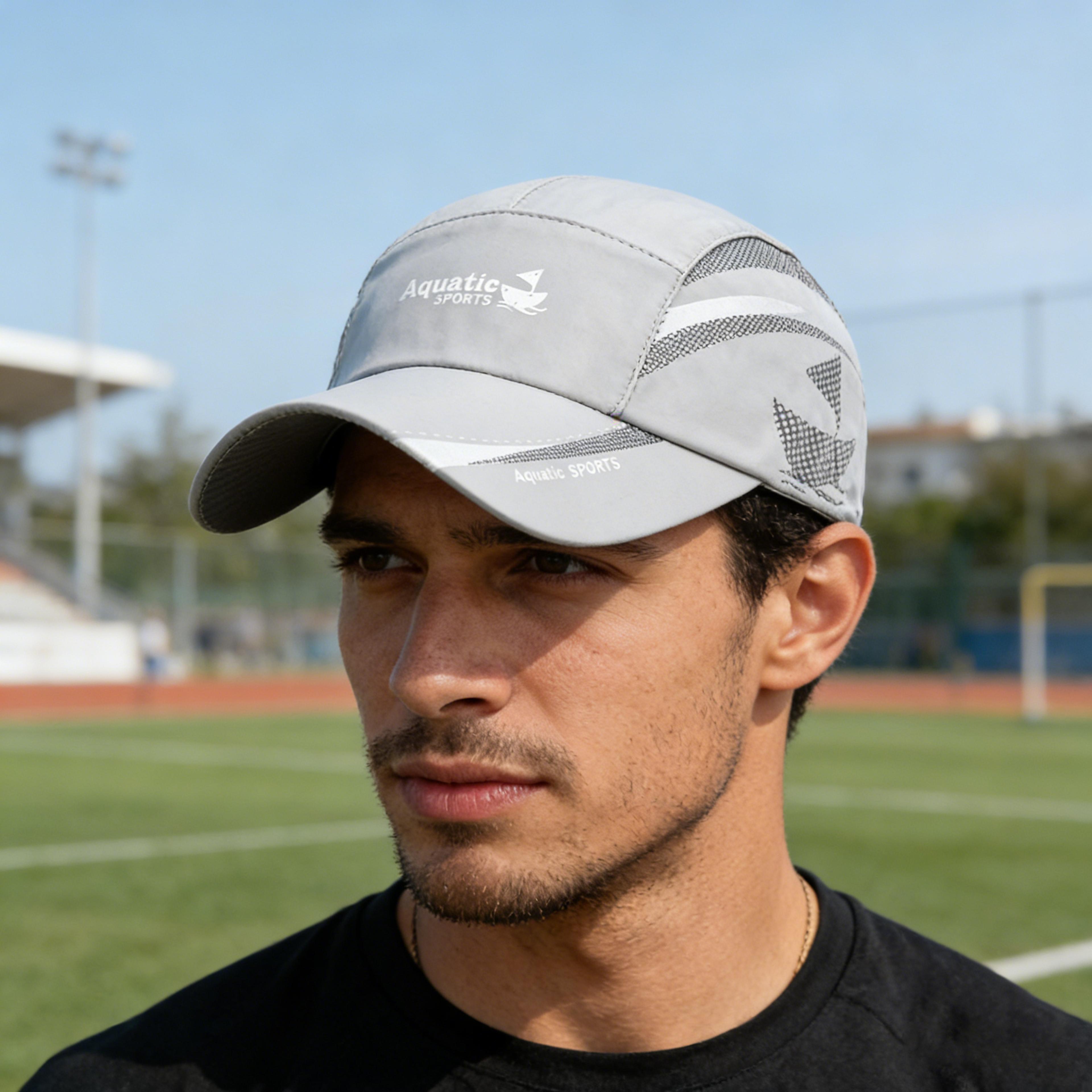 quick dry baseball cap breathable running cap lightweight adjustable outdoor sun hat