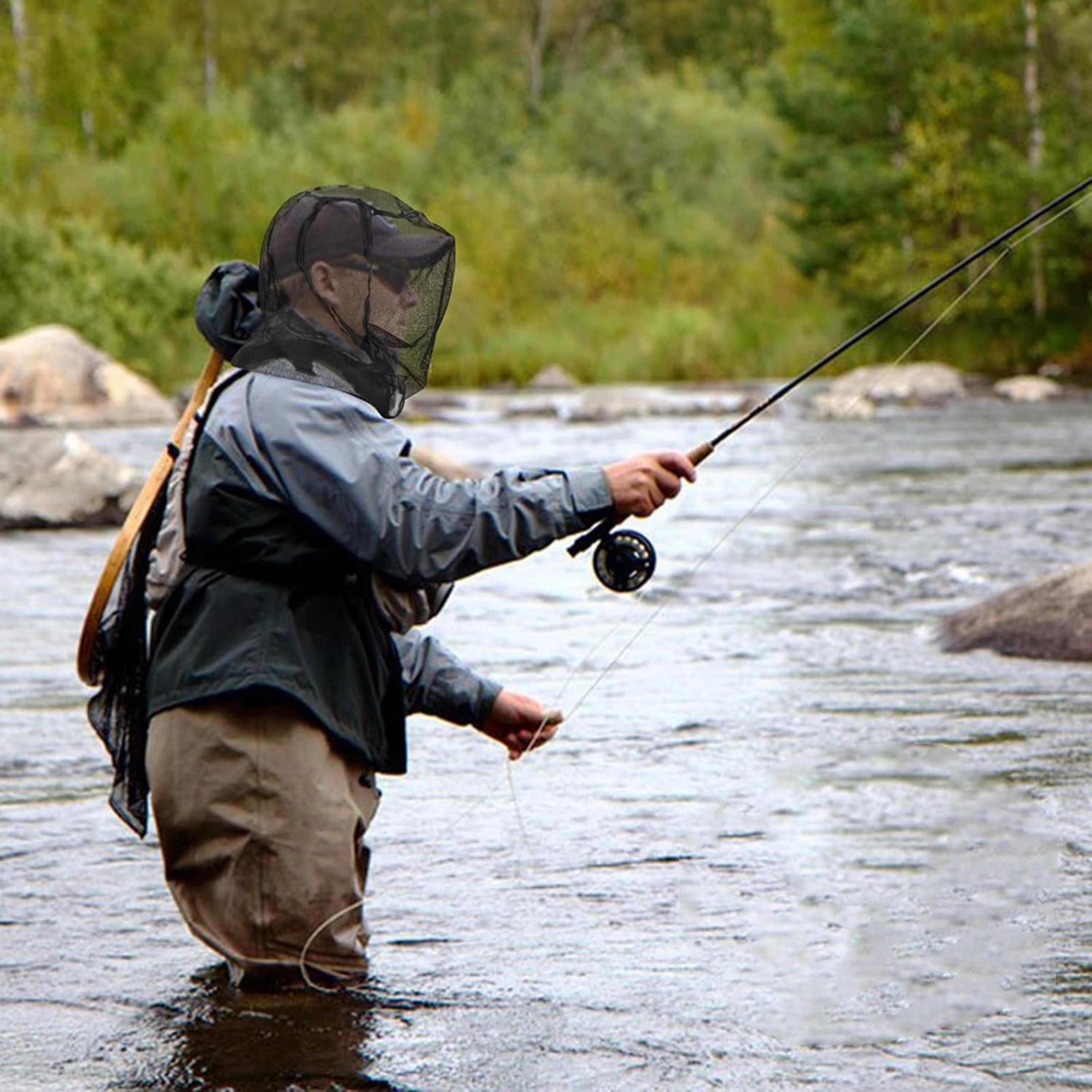 ultra fine mosquito head net for hats breathable camping mosquito net bug protection