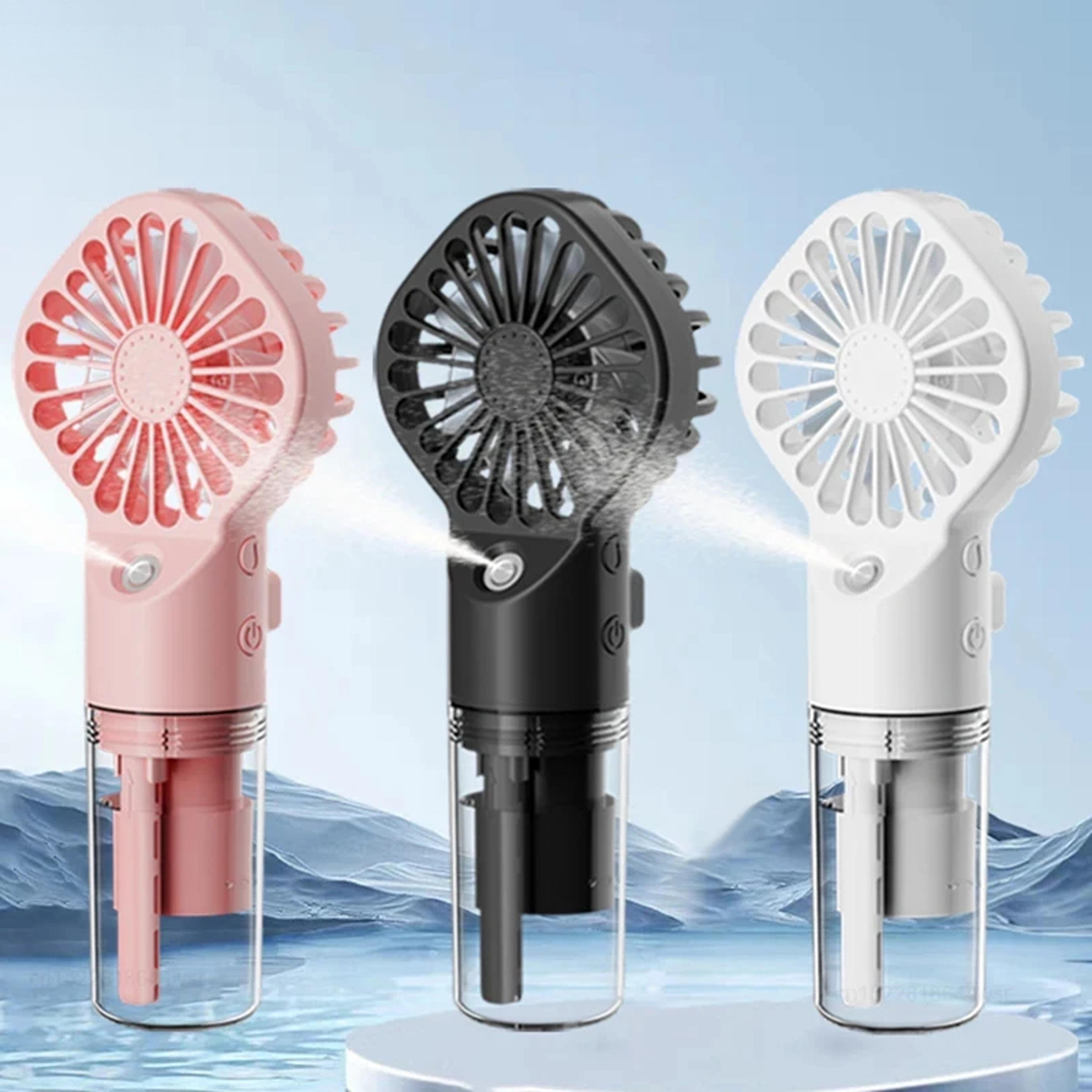 arcticmist handheld mist fan portable humidifier fan usb rechargeable personal cooler