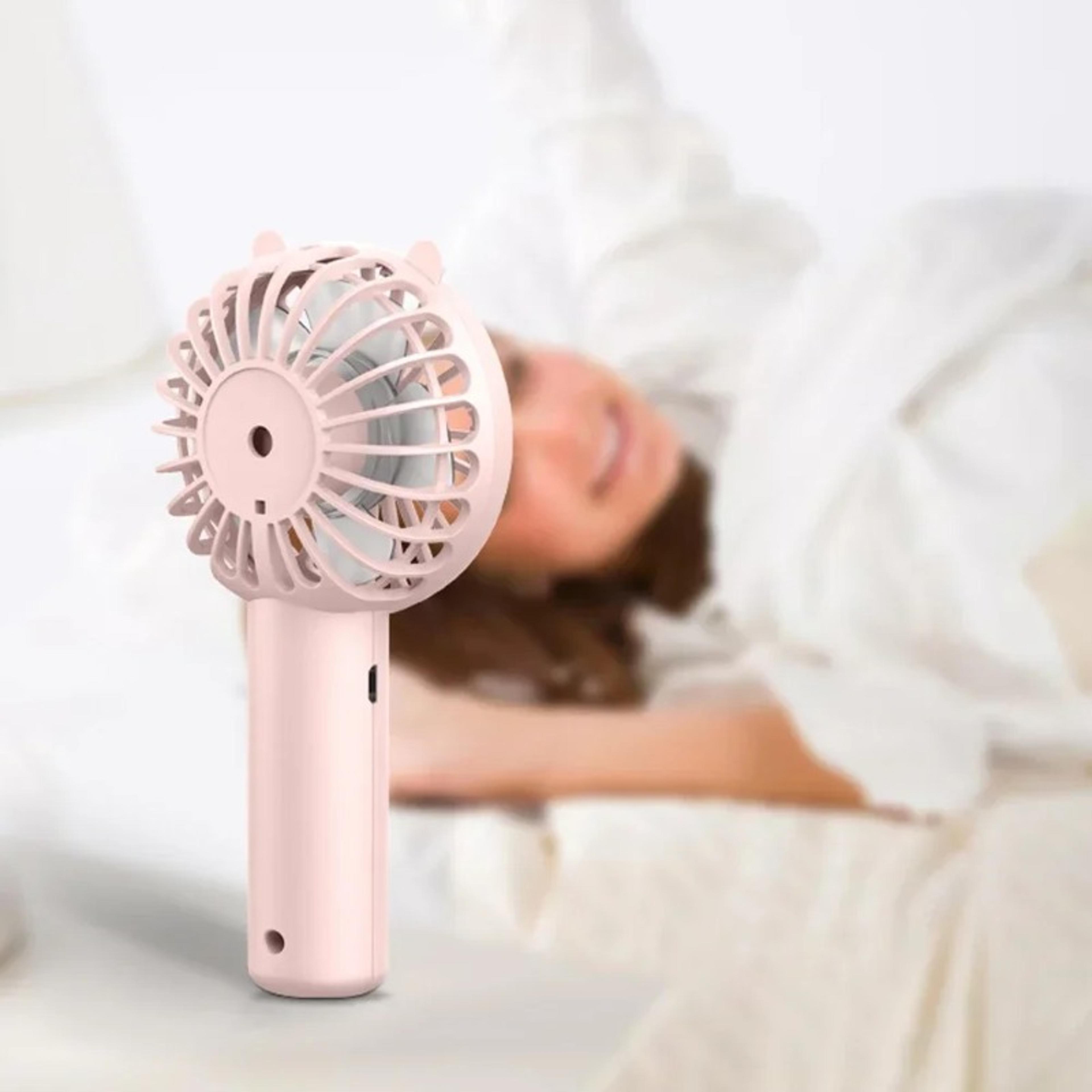 portable handheld fan usb rechargeable mini desk fan with quiet cooling