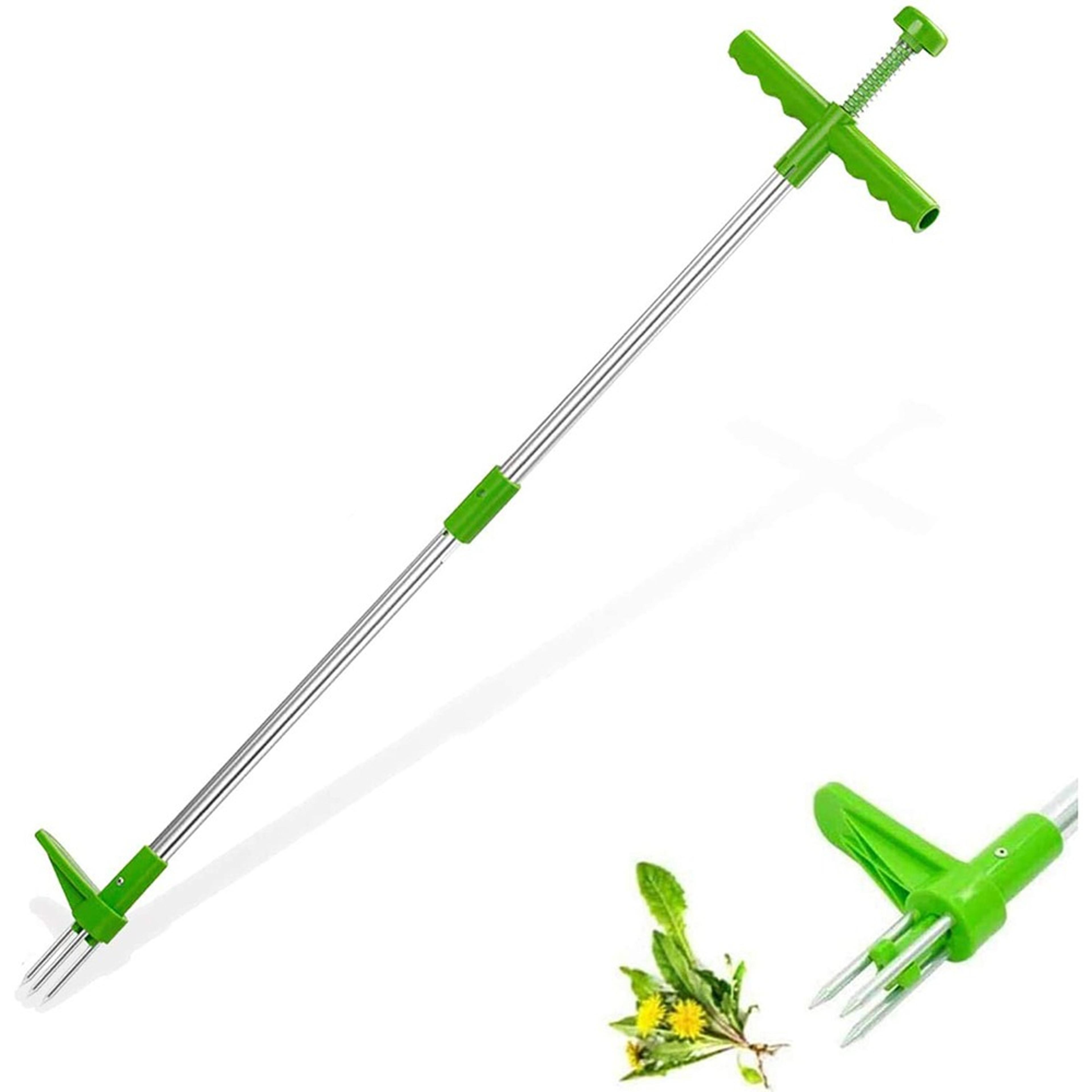 stand up weed puller long handle garden weeding tool for easy root removal