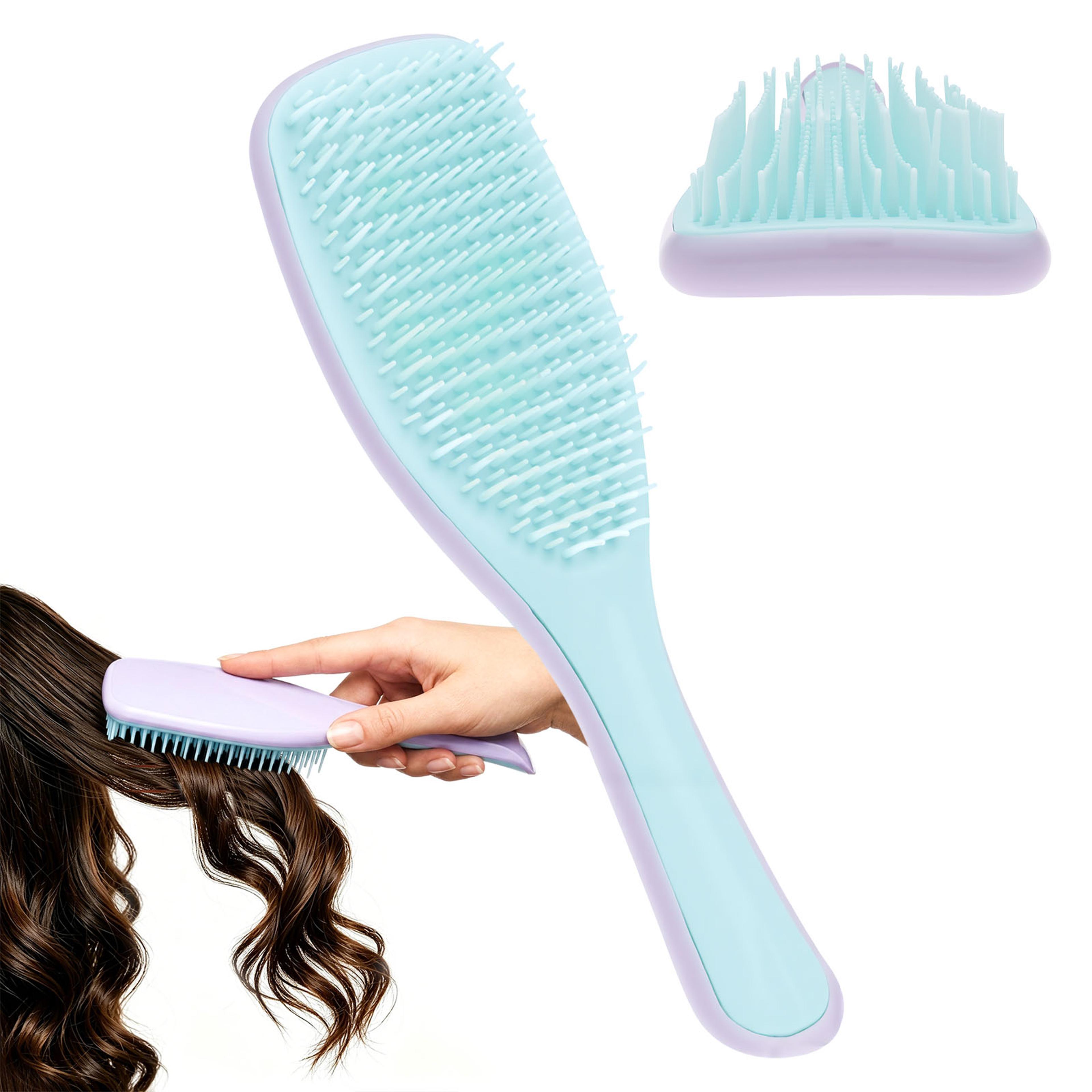 silkglide detangling hair brush for wet & dry hair with scalp massage brush comfort grip