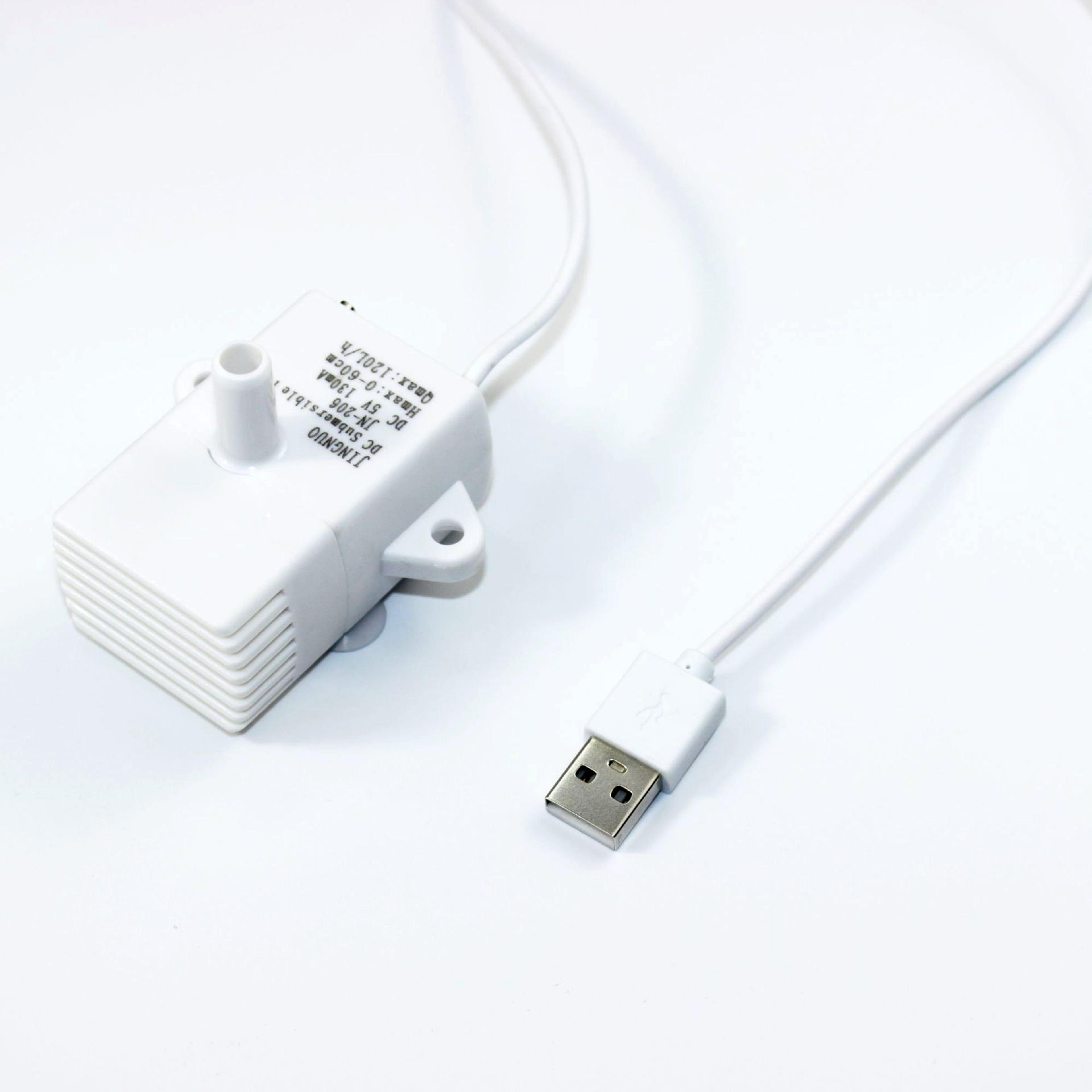 jn 206 usb water pump mini submersible water pump for cat fountain & fish tank with auto shut off