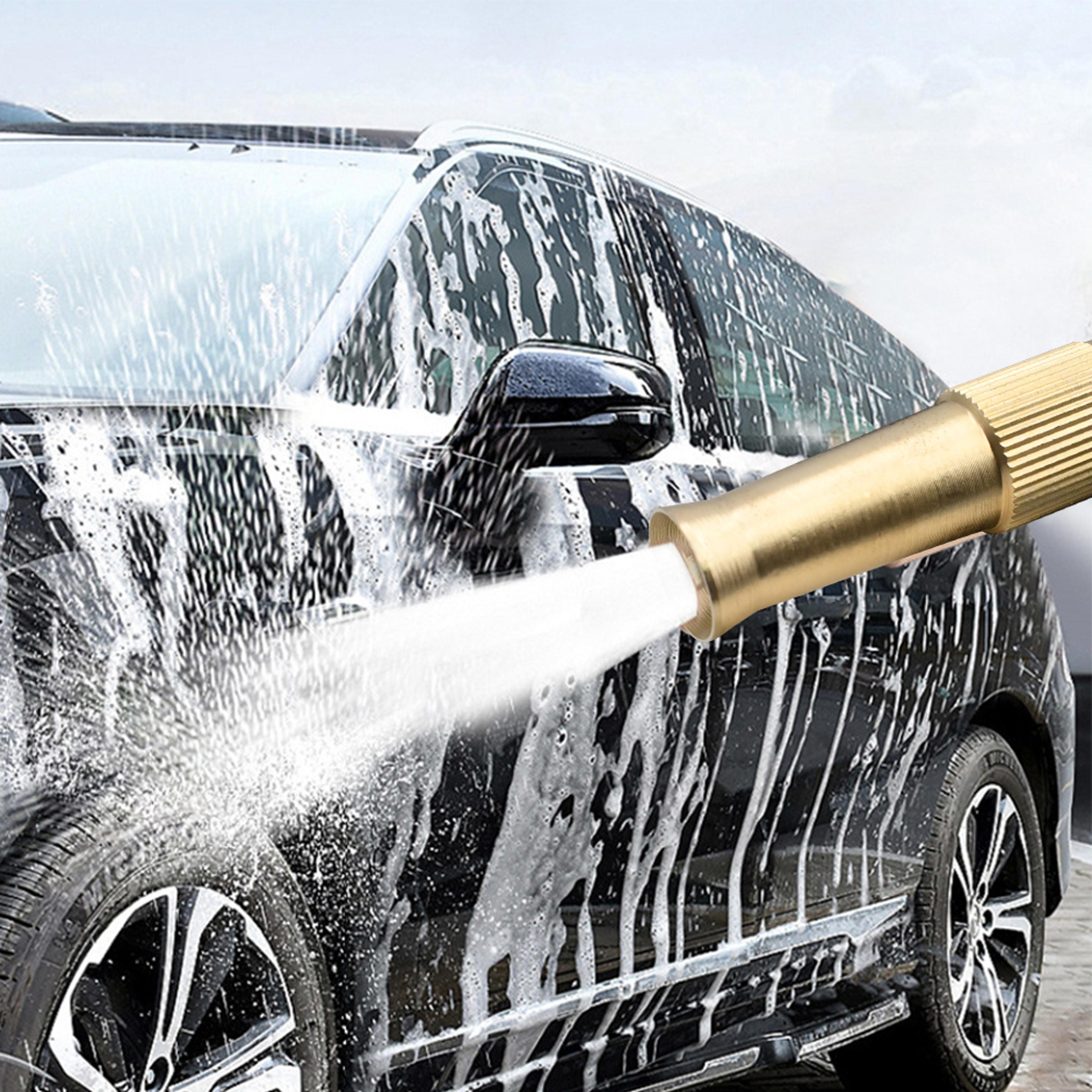 turboflow high pressure washer nozzle car wash spray gun with copper garden hose nozzle