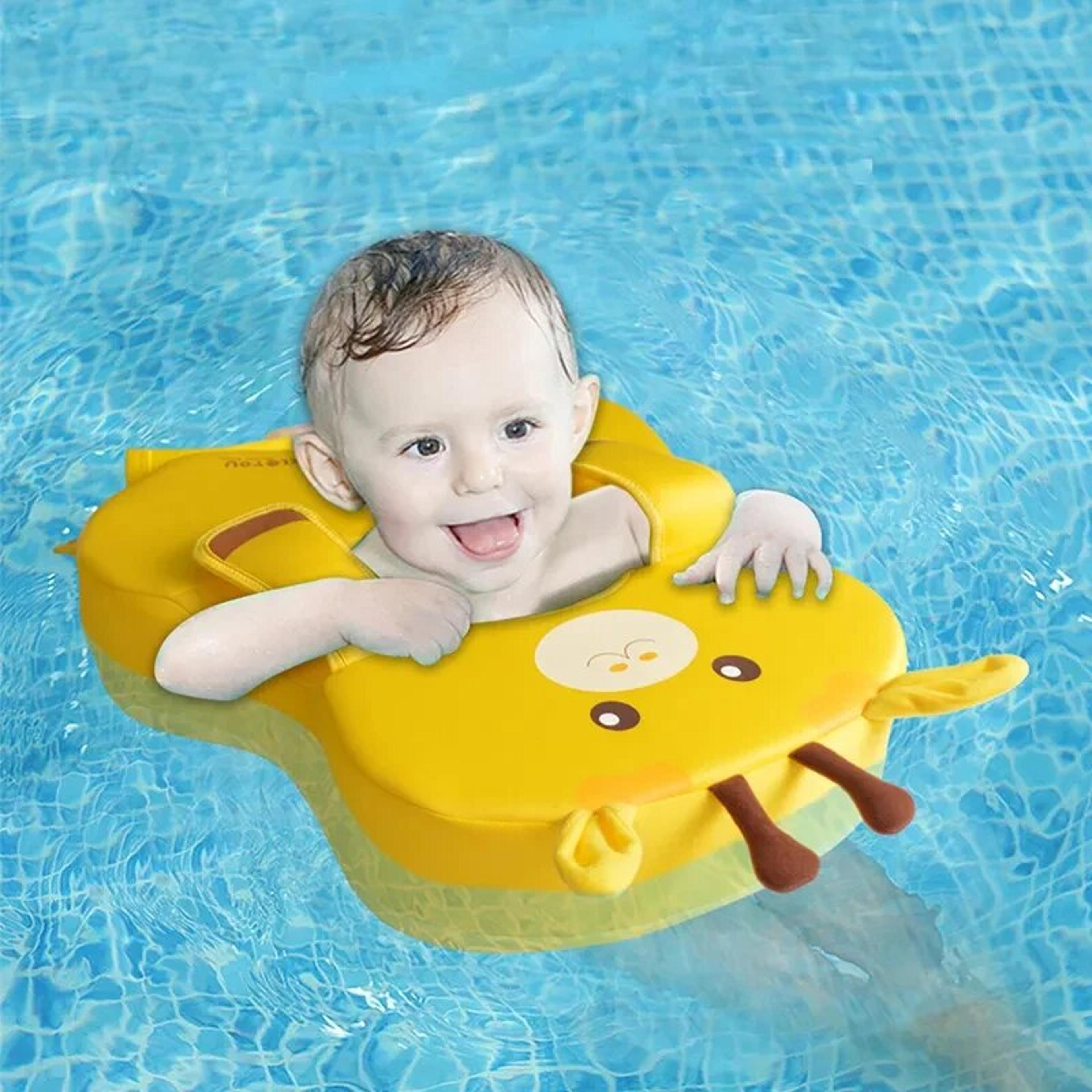 safesplash baby swim float non inflatable infant swim ring for toddlers 6-36 months