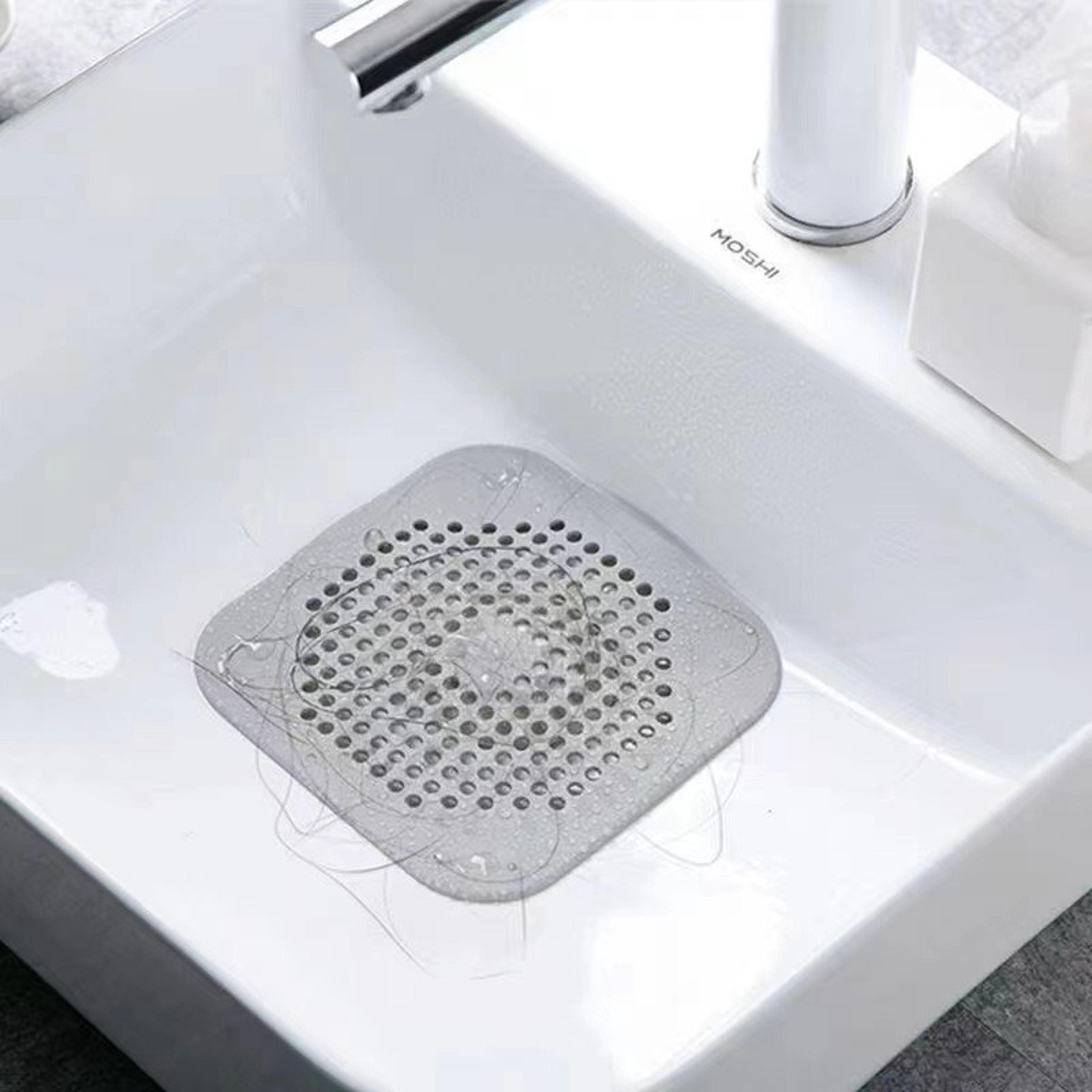 premium shower drain hair catcher & sink drain strainer mesh filter stopper