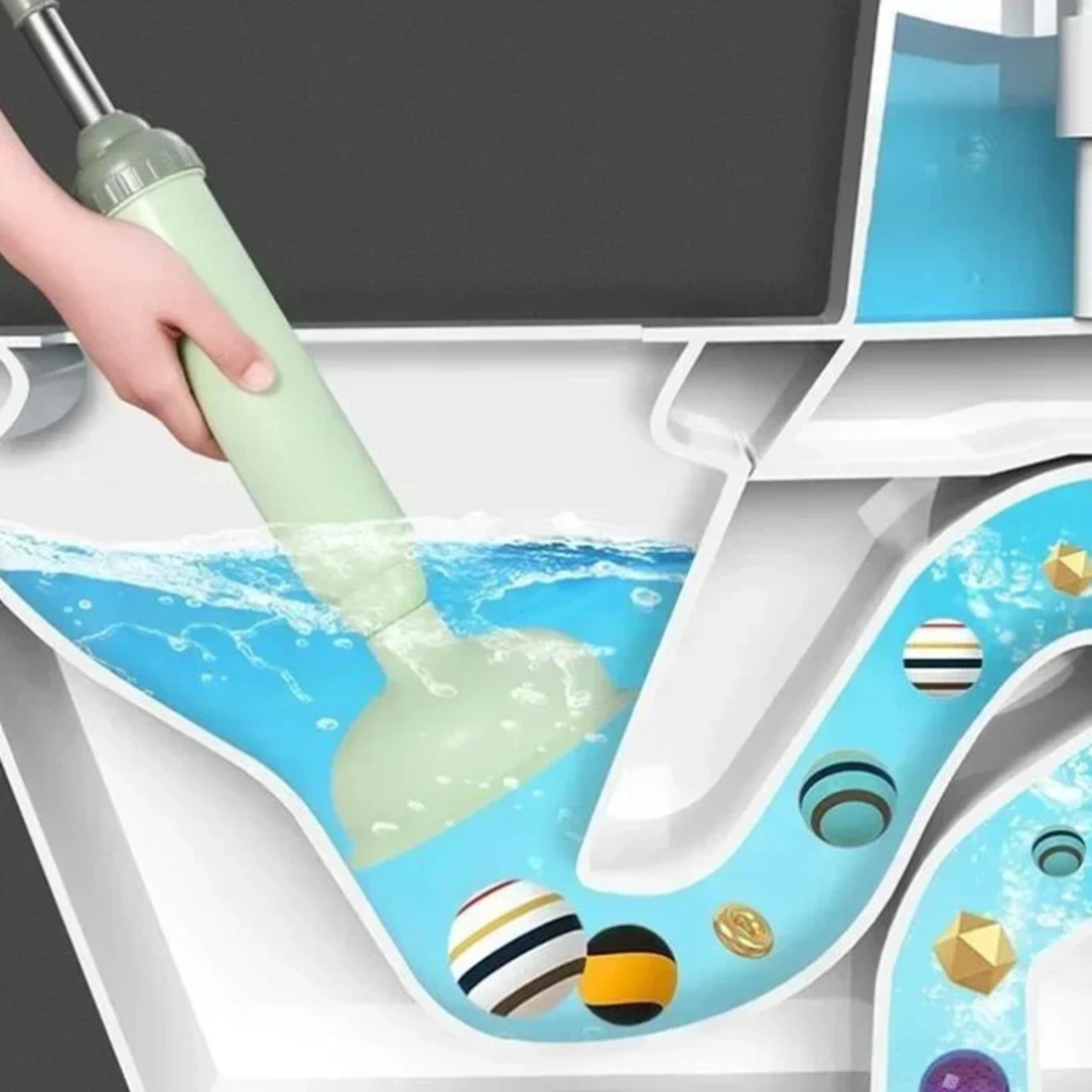 high pressure drain cleaner toilet plunger for bathroom kitchen sink pipe unclogging
