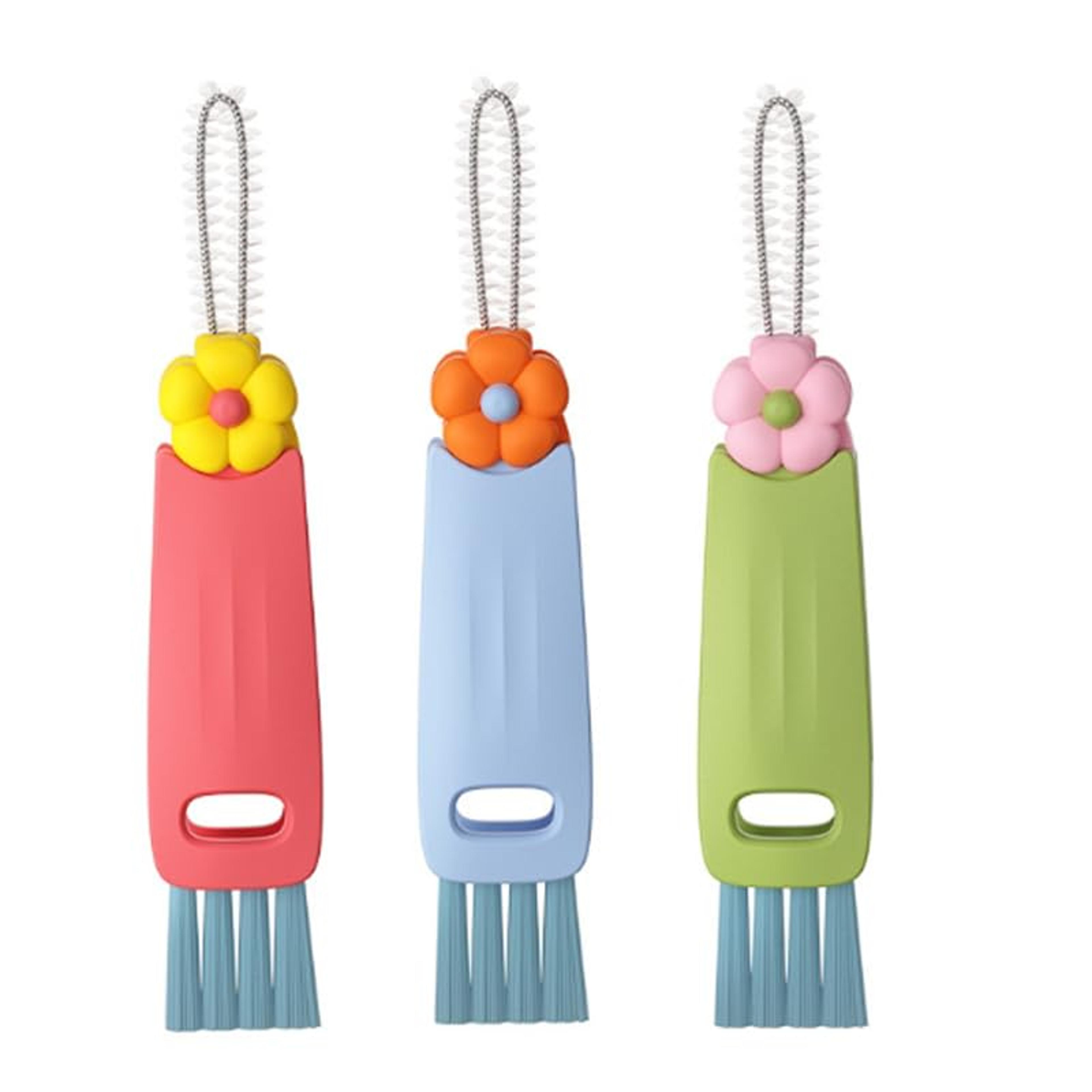 cup lid cleaning brush for water bottles & crevices portable bottle lid cleaning brush