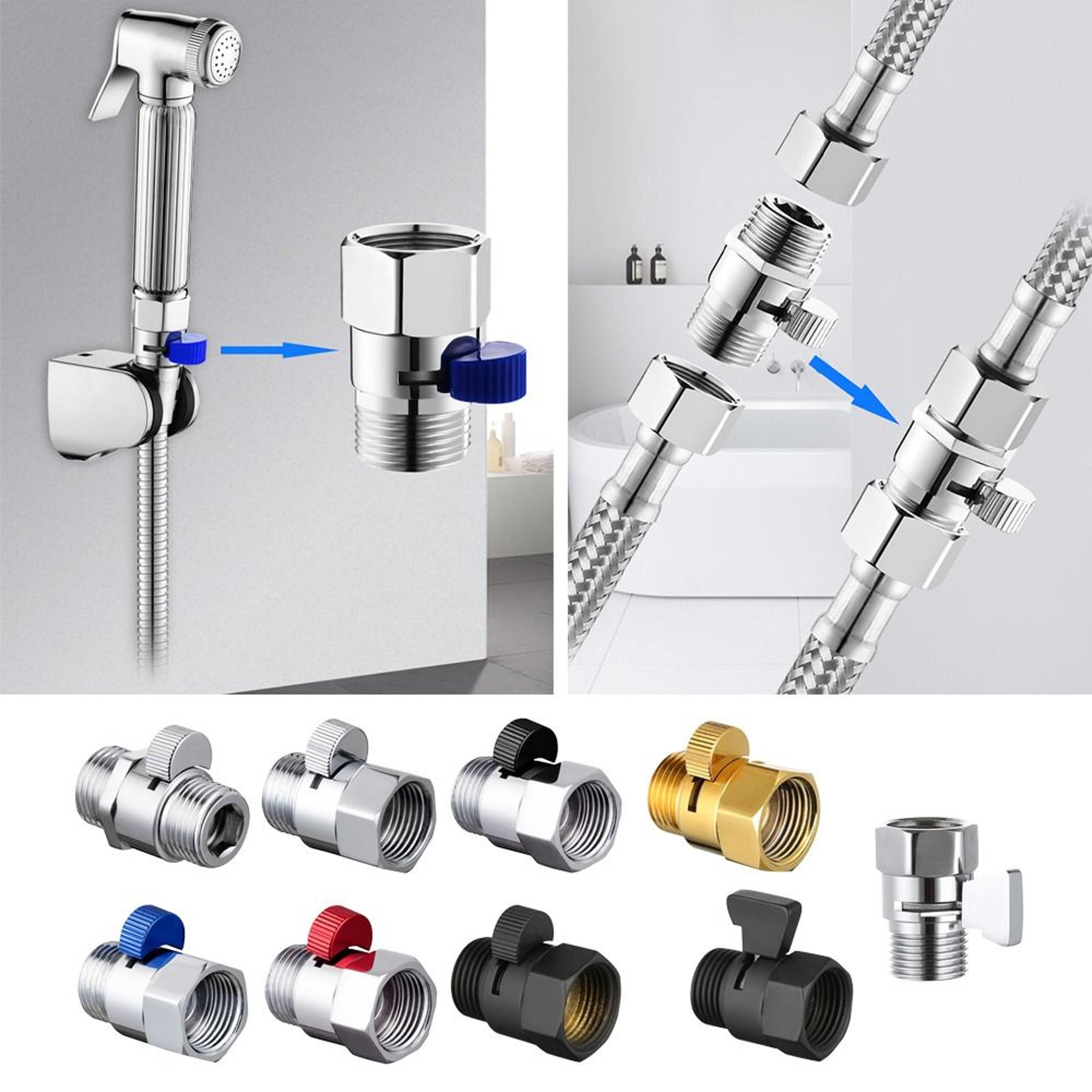premium shower flow control valve brass g1/2 shower shut off valve for handheld shower heads