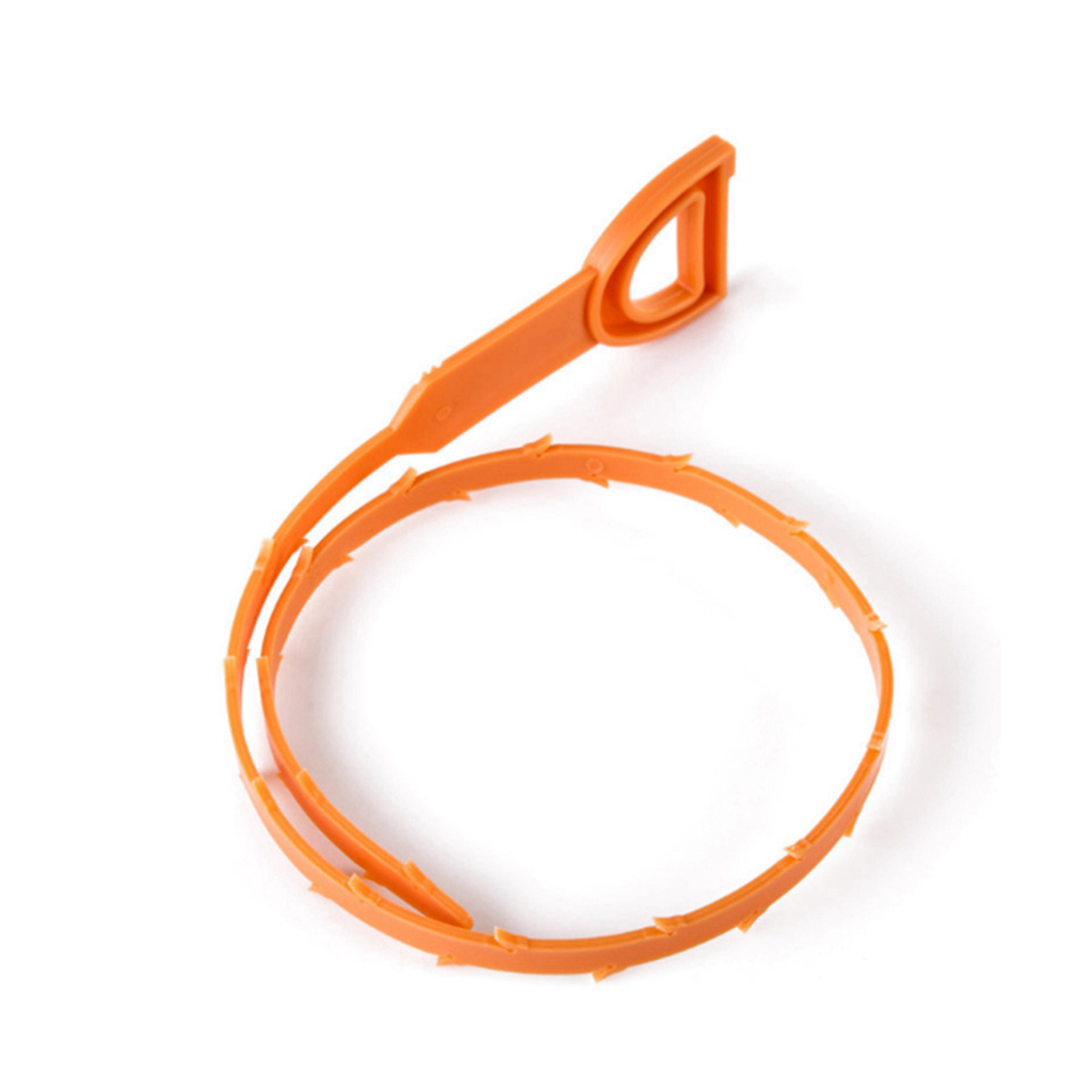 flexreach drain cleaning brush flexible hair clog remover for bathroom sink & shower drains