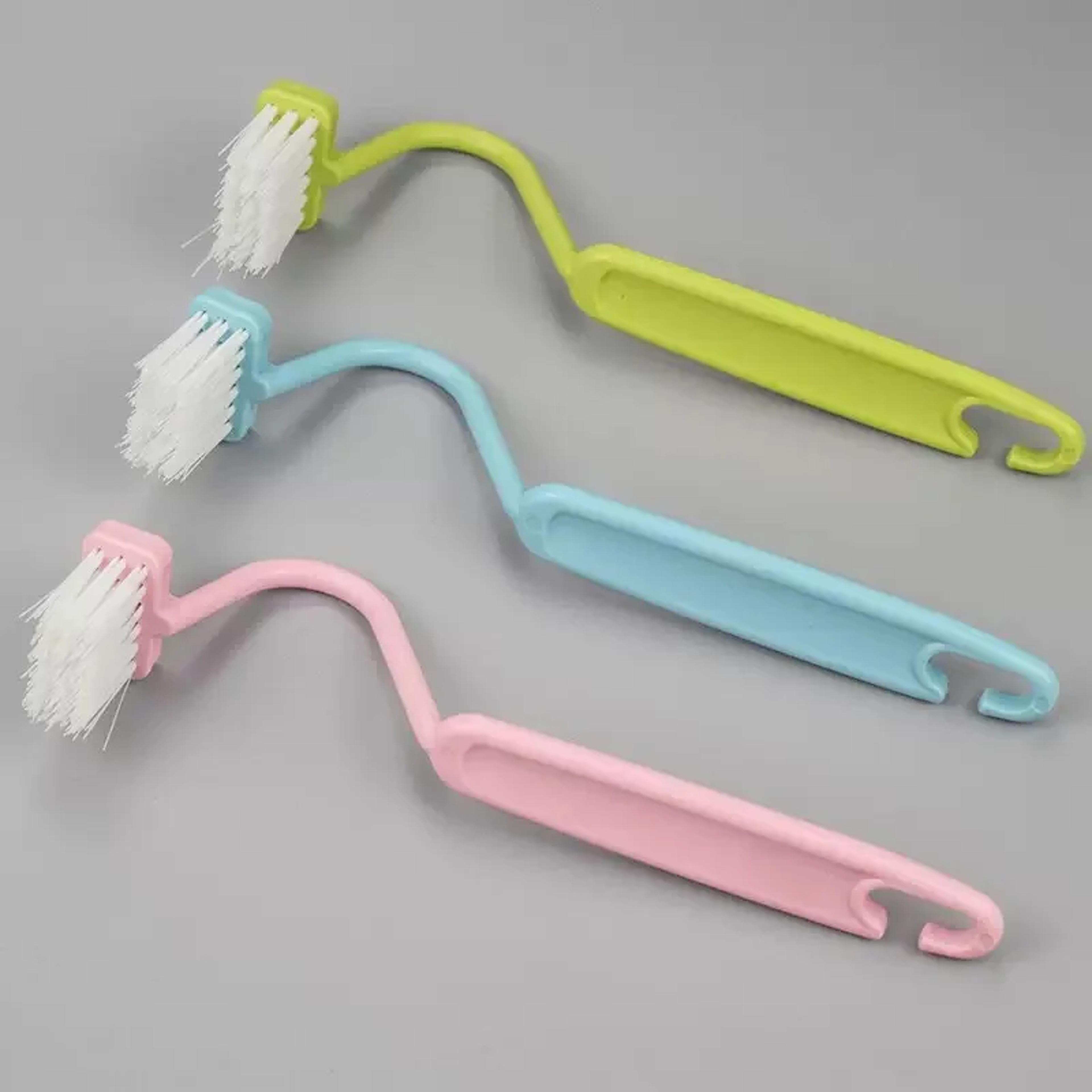 flexreach toilet cleaning brush with curved ergonomic handle for corners & hard to reach areas
