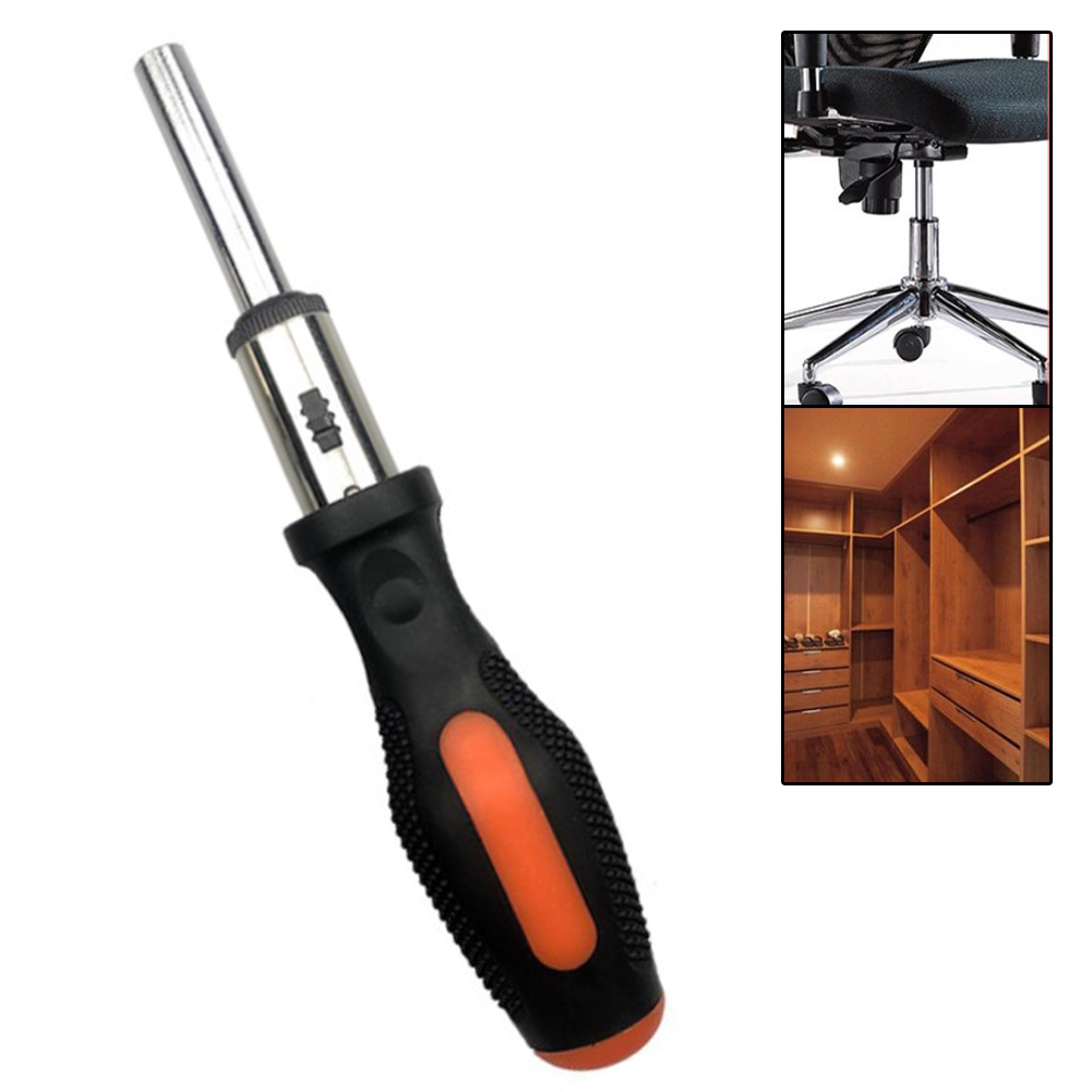 quick release ratchet screwdriver handle with magnetic socket driver for diy repair