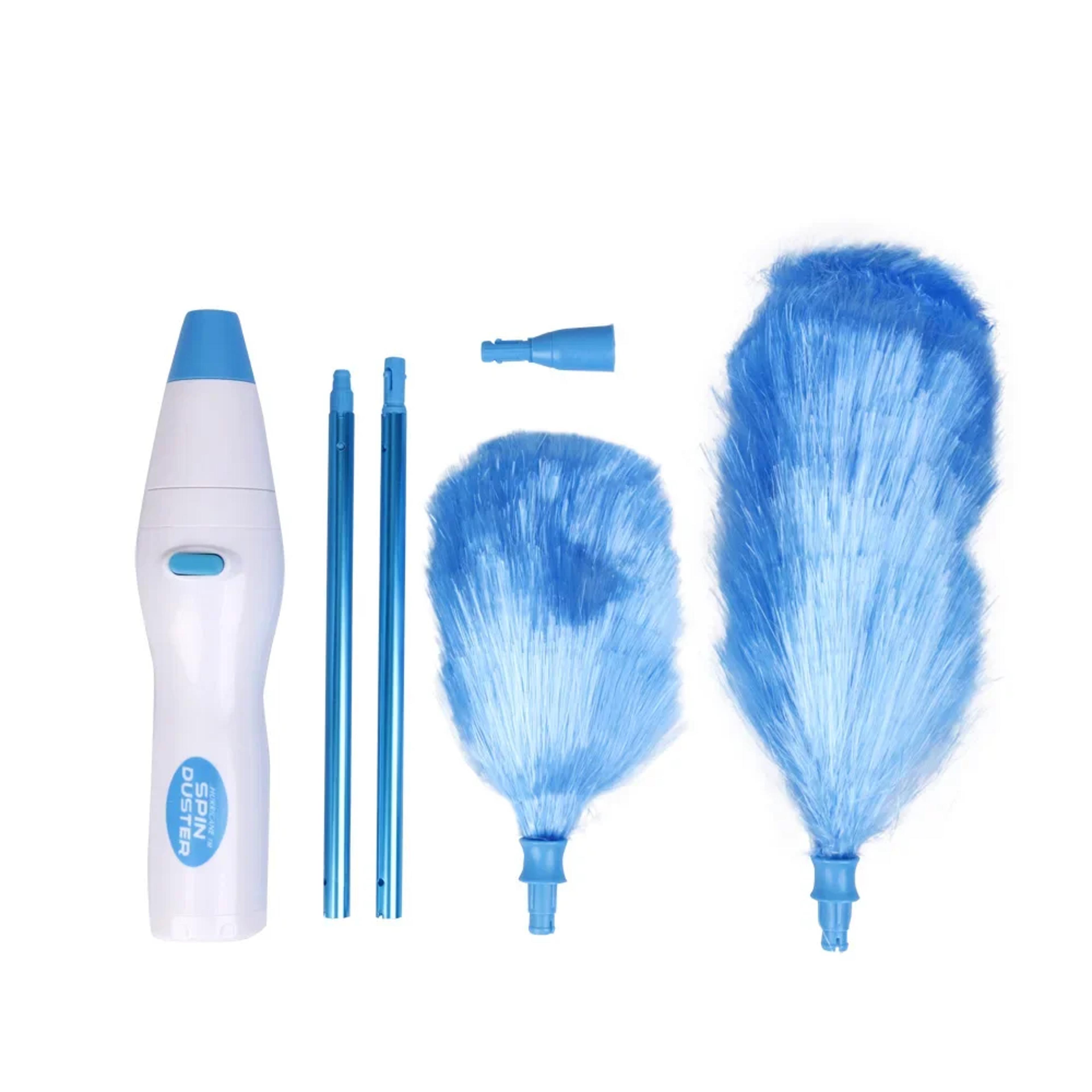 180° electric duster cordless dust cleaning brush for window blinds, furniture & hard-to-reach surfaces