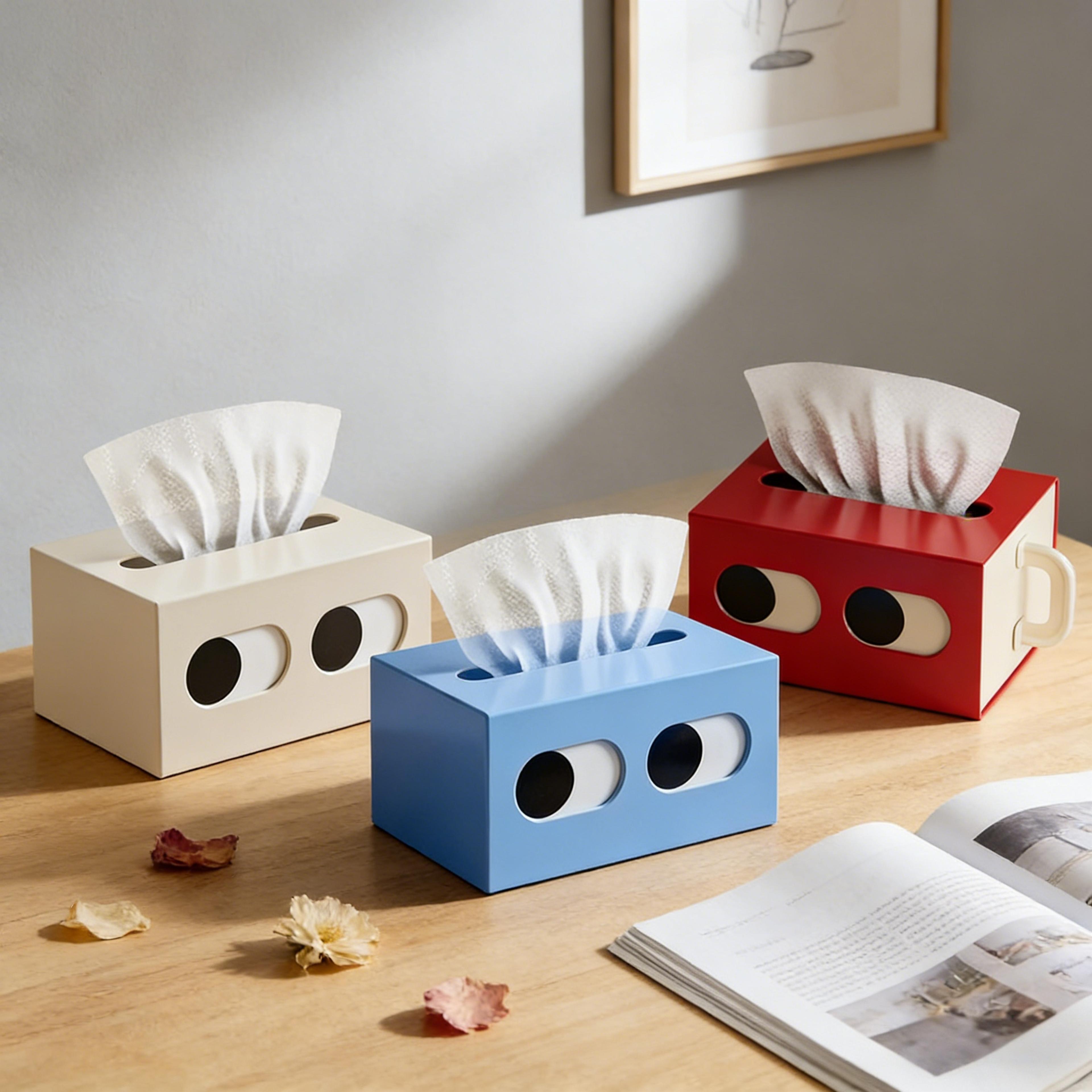 modern tissue box cover decorative tissue box holder for bathroom, living room & bedroom