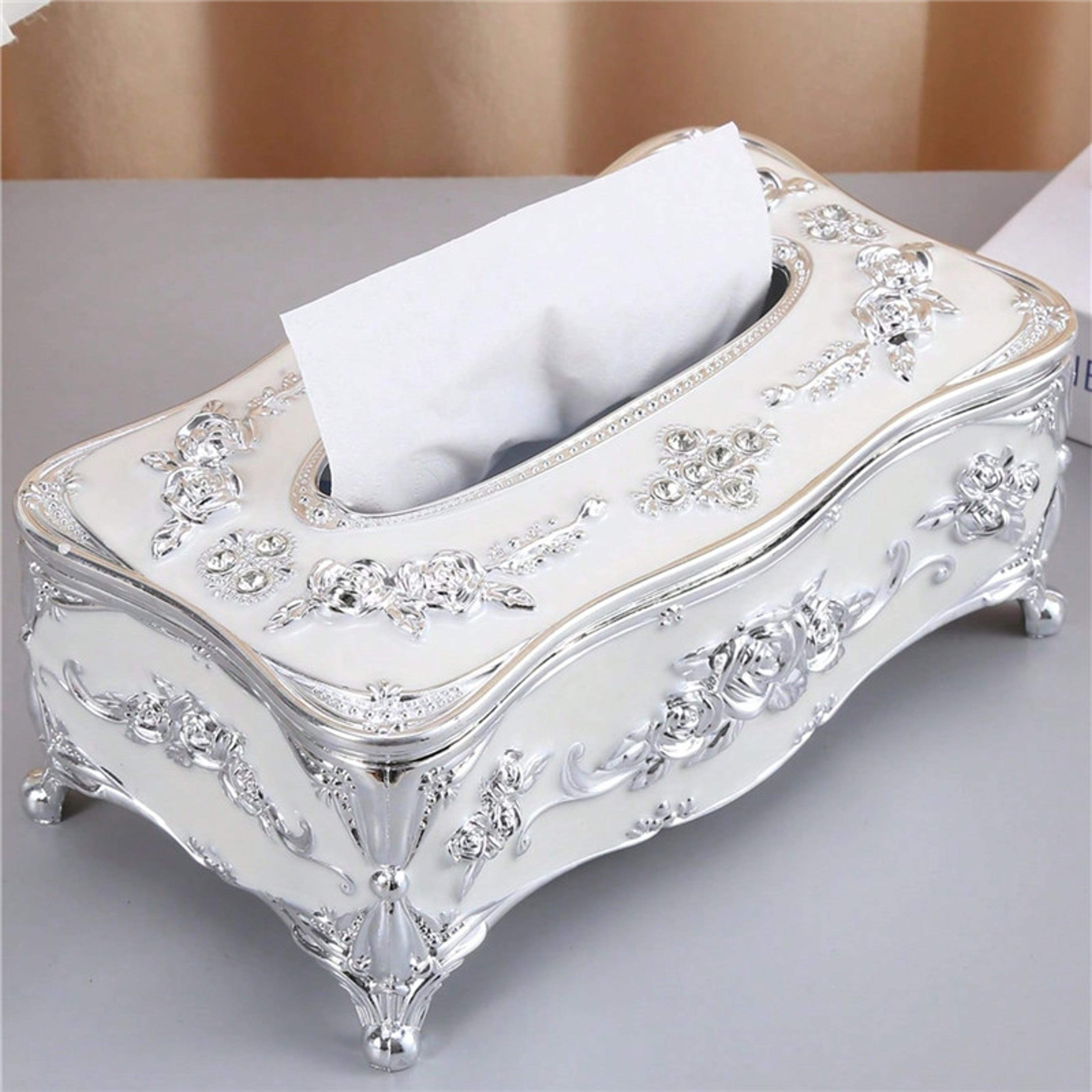 vintage floral tissue box cover decorative tissue box holder for bathroom kitchen farmhouse home decor
