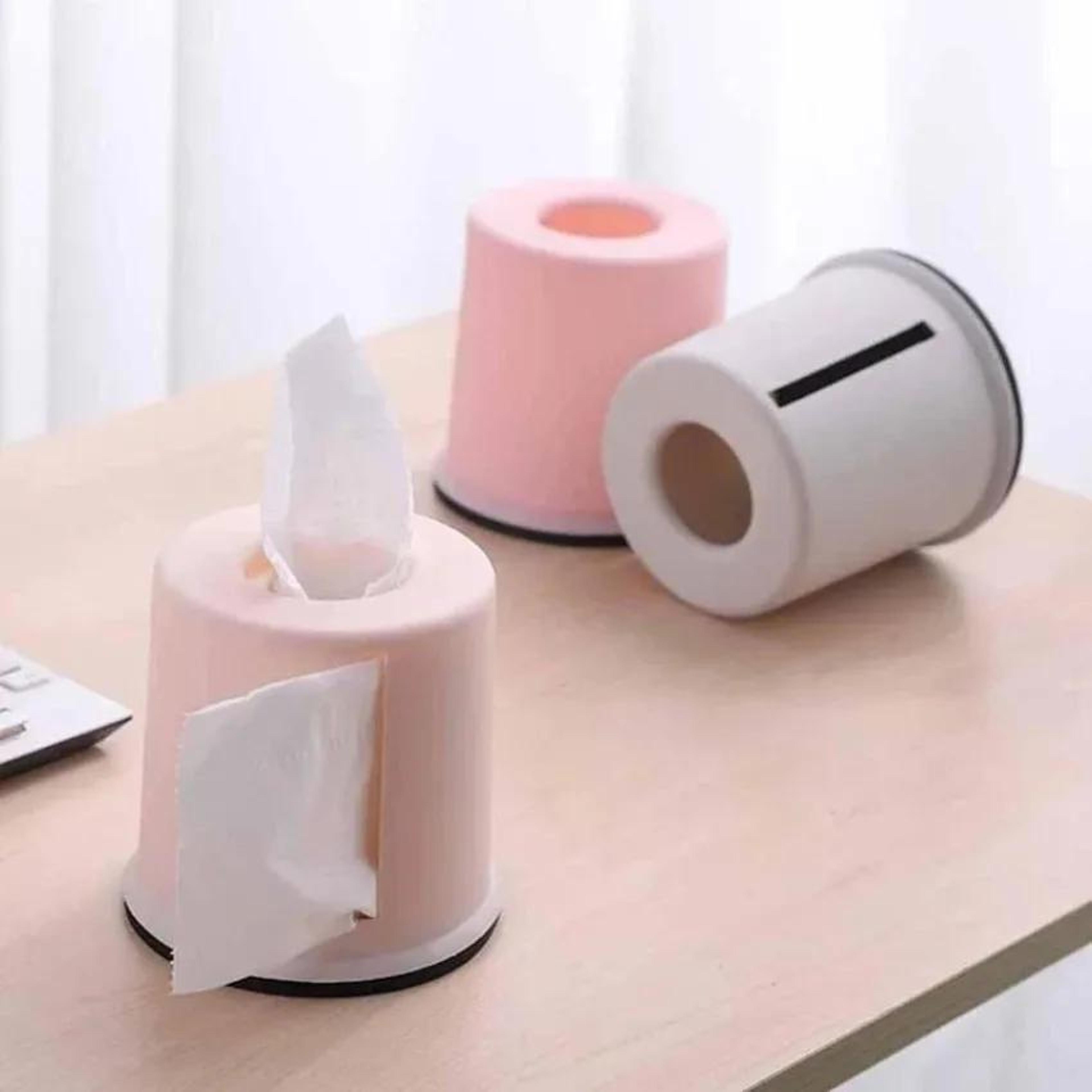 modern tissue box cover & toilet paper holder decorative paper roll storage container