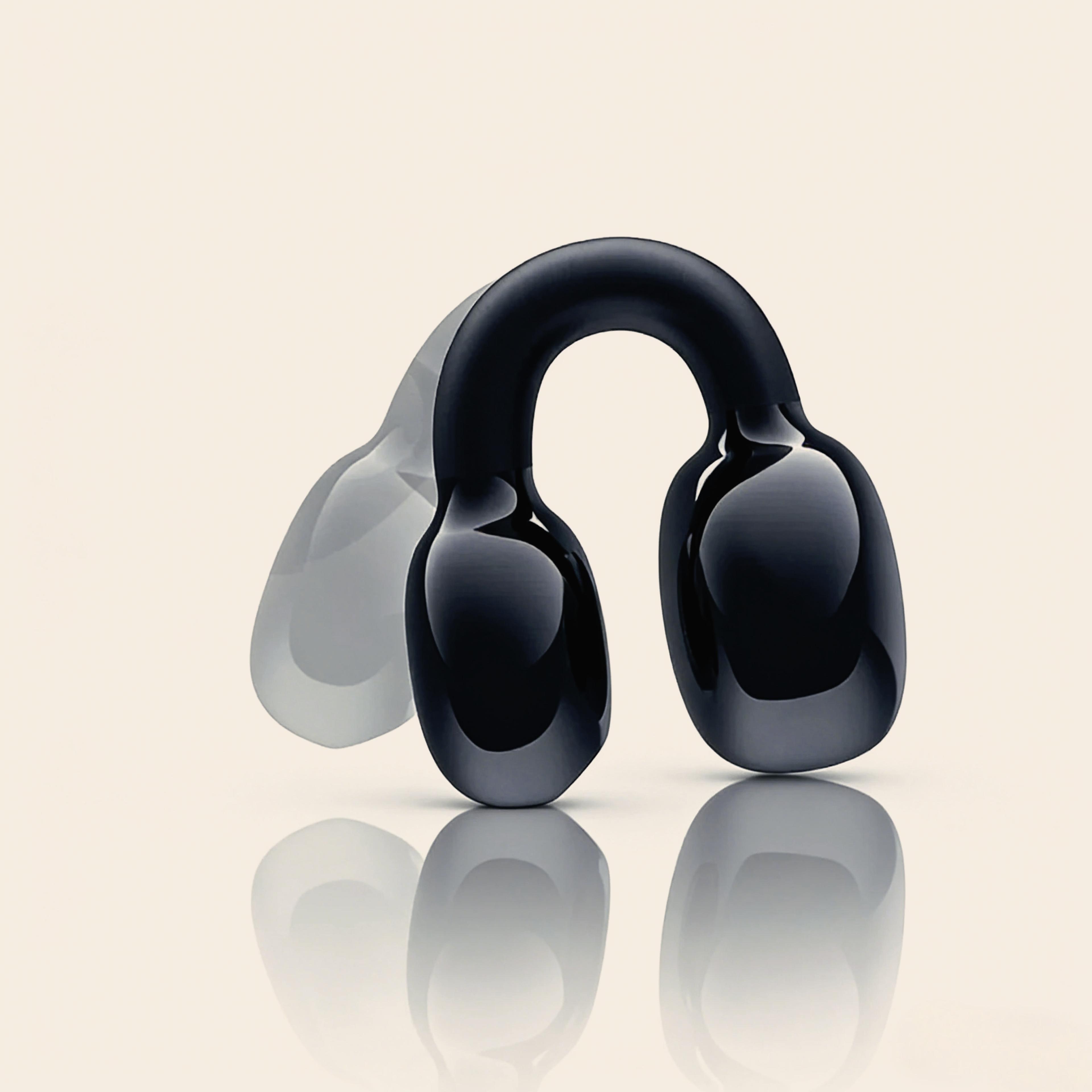 open ear bluetooth ear clip headset bone conduction wireless sports earbuds