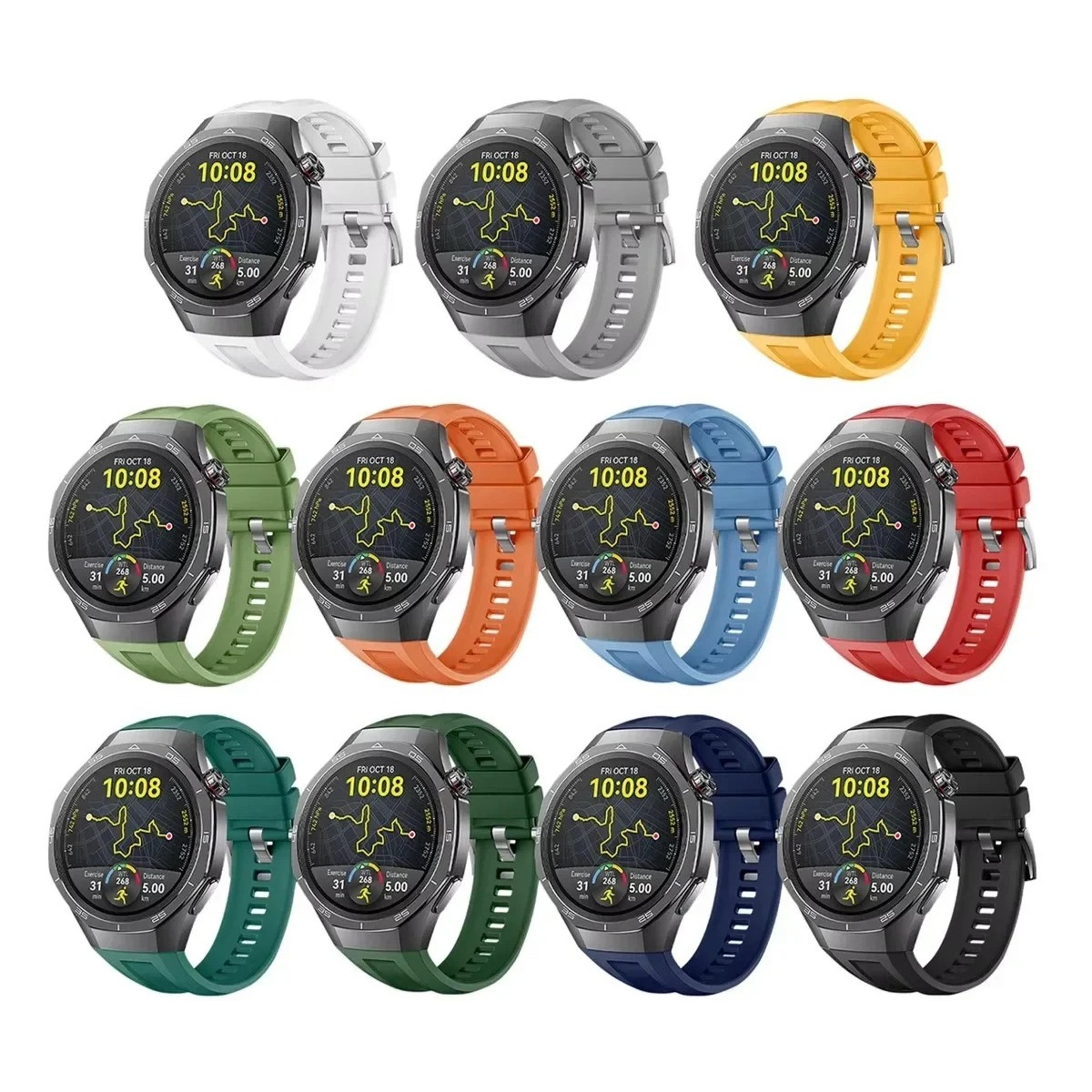 universal watch strap for huawei watch gt 5 pro silicone sport band with breathable pin buckle