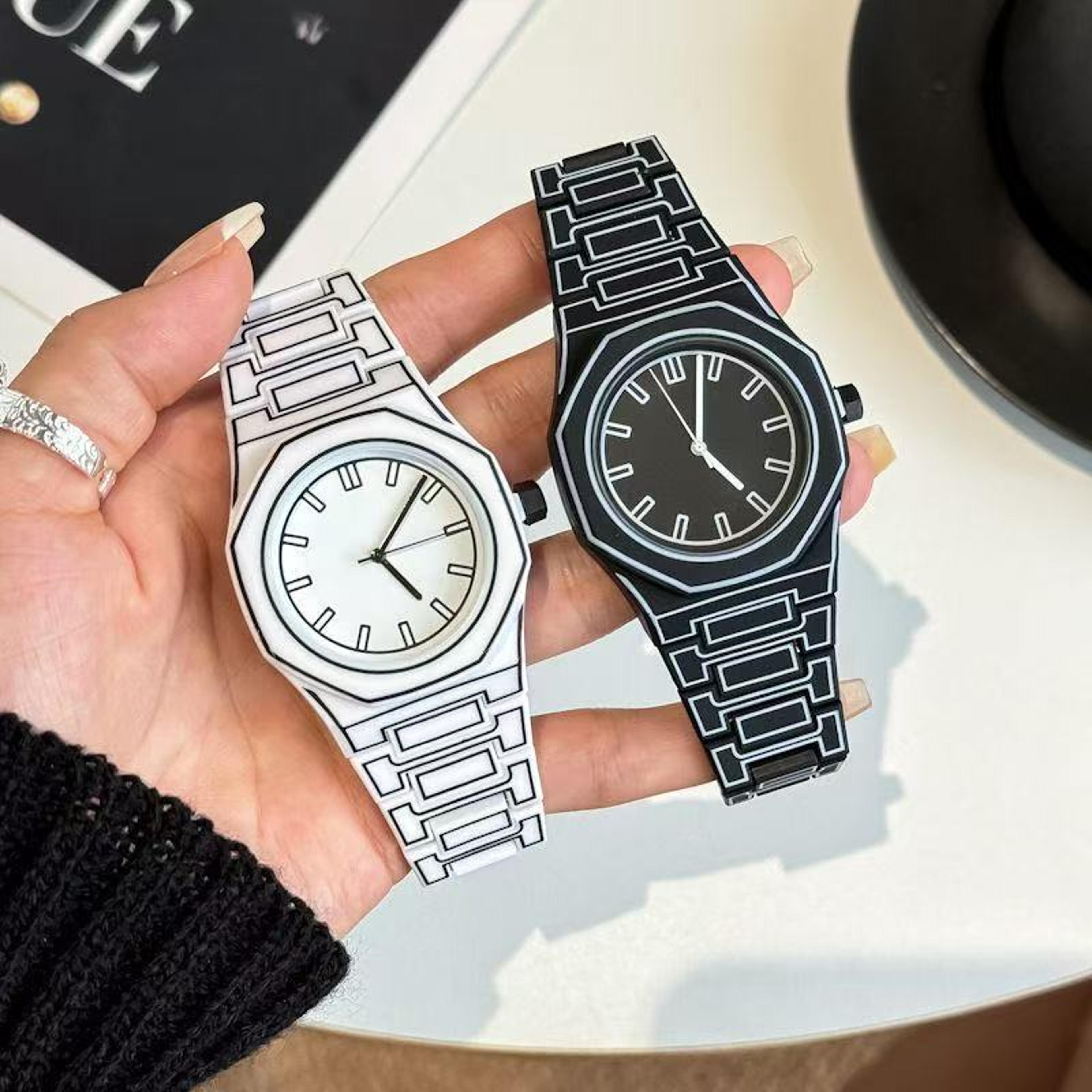 colorpop couple watch quartz minimalist wristwatch set