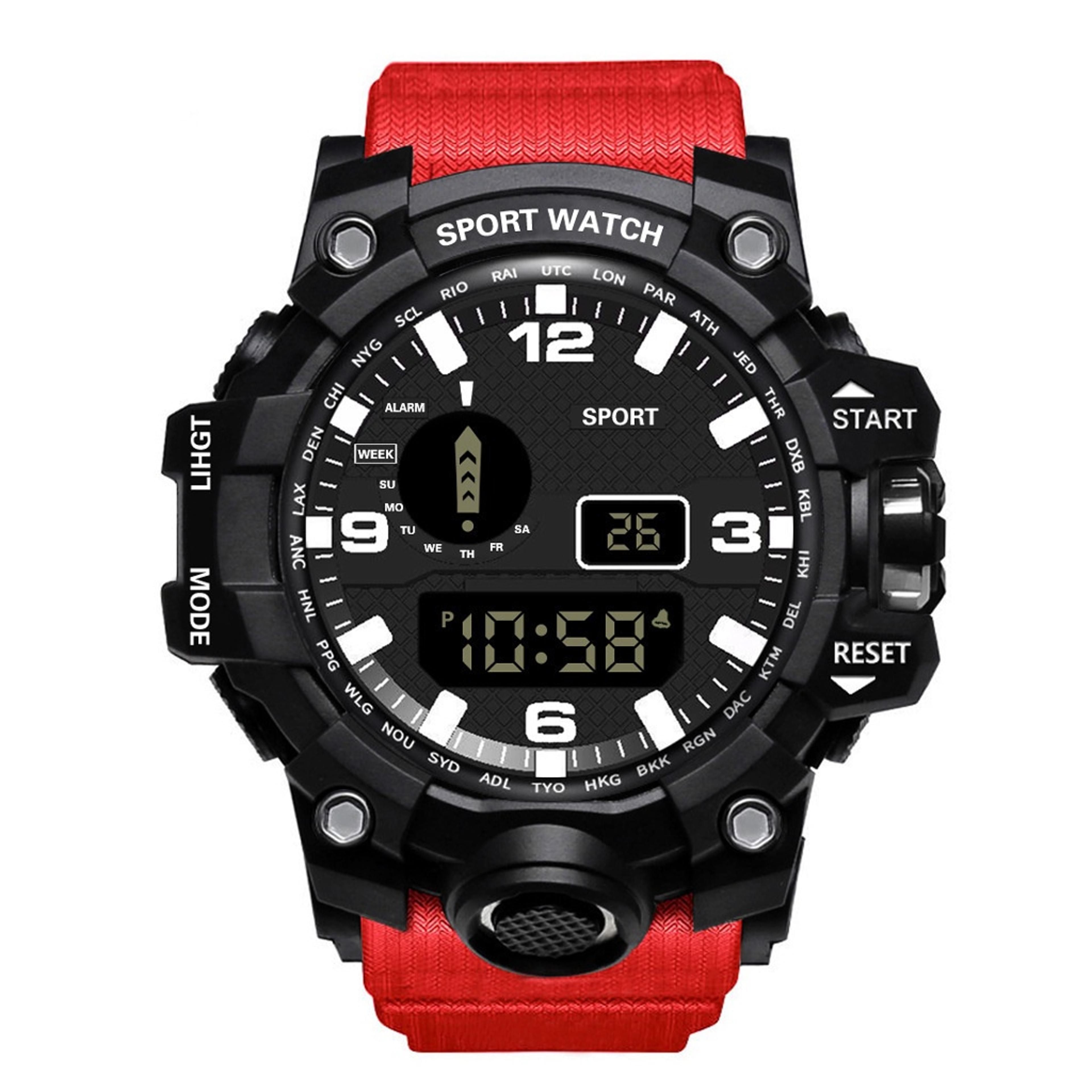 trailsync digital sports watch for men & women led outdoor sports watch water resistant