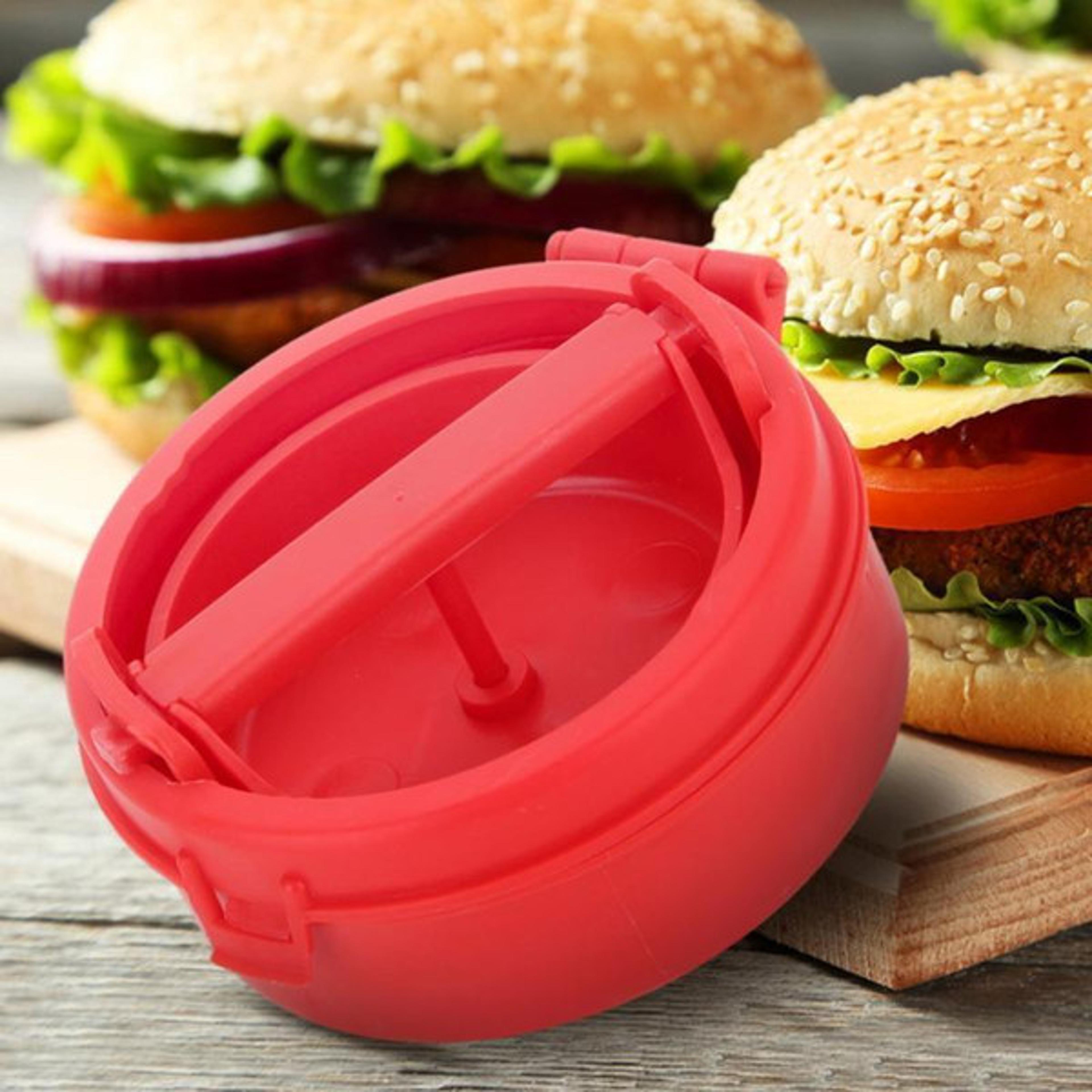 plastic stuffed burger press for making stuffed hamburgers