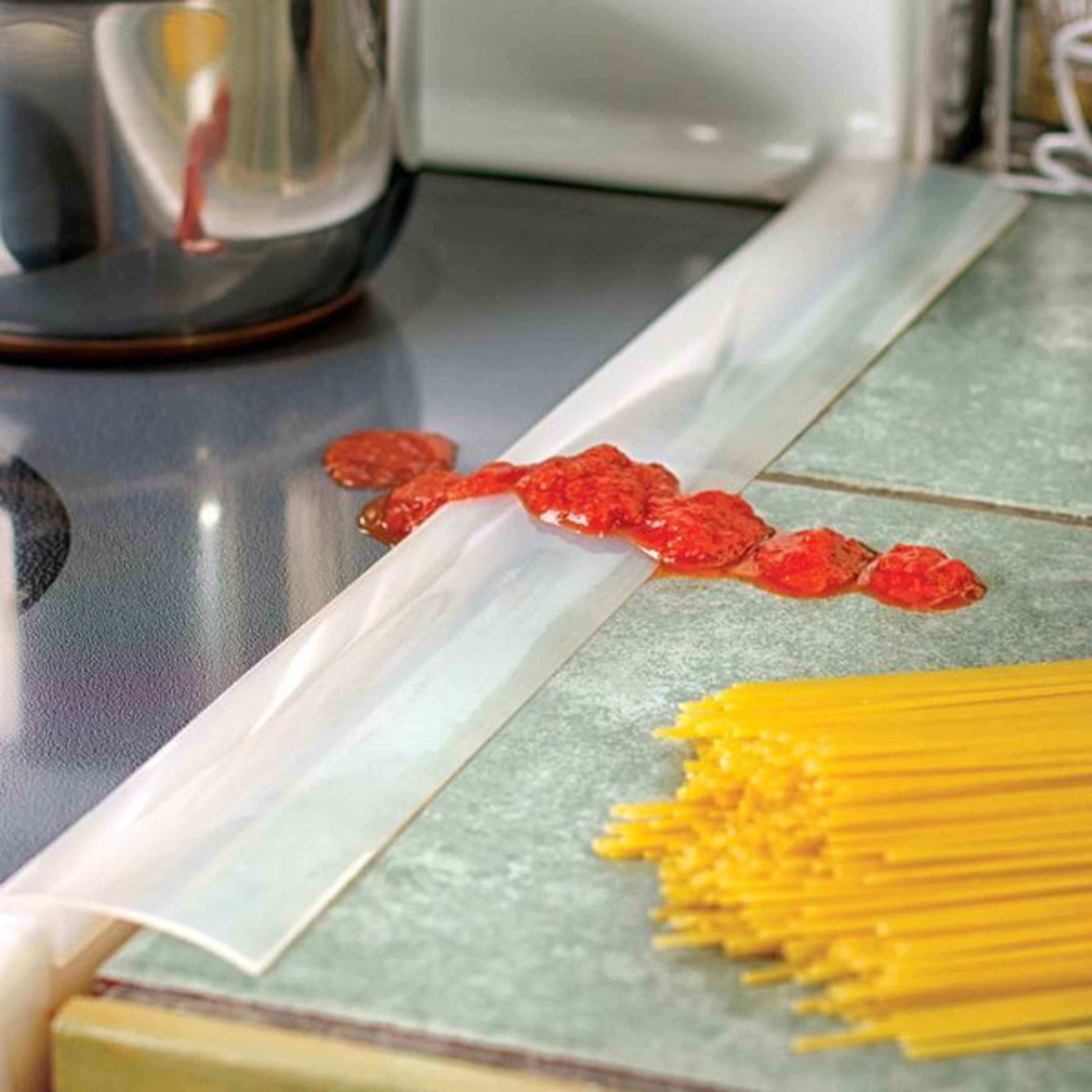 silicone stove counter gap cover – best fit for kitchen cracks